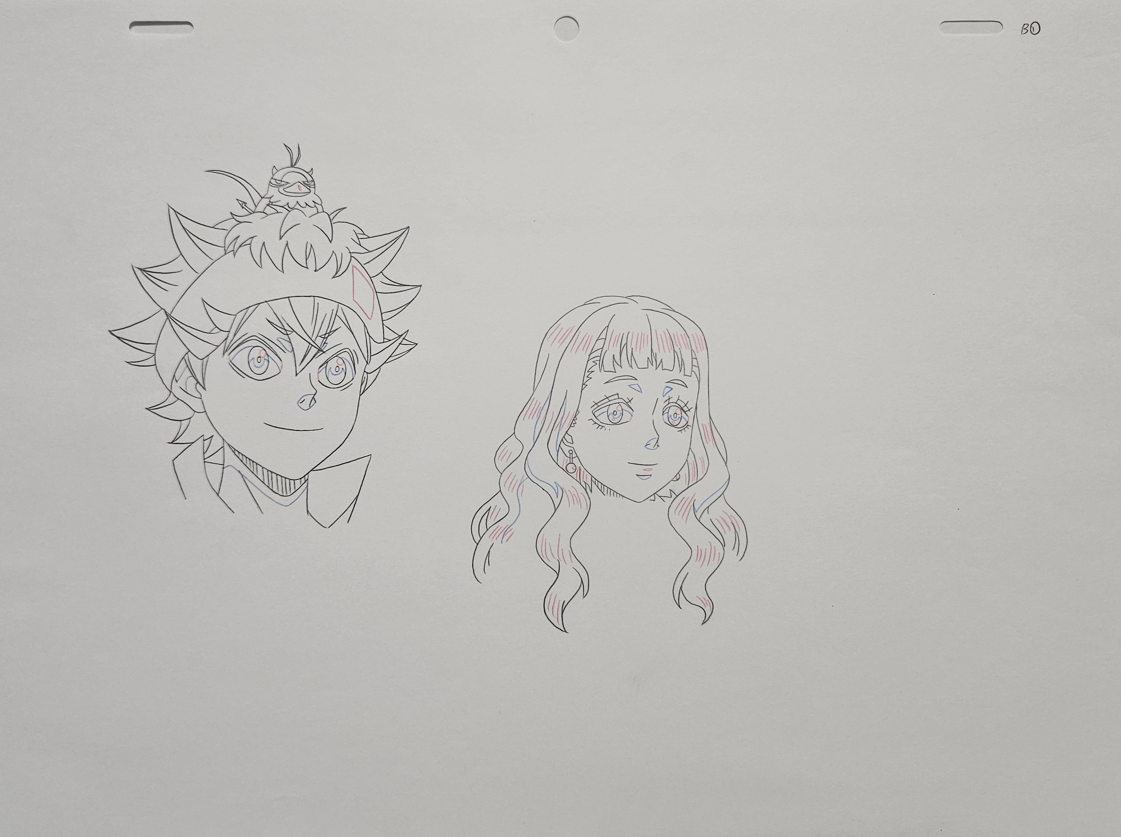 黑色四叶草原画（阿斯塔、米莫萨、尤诺）