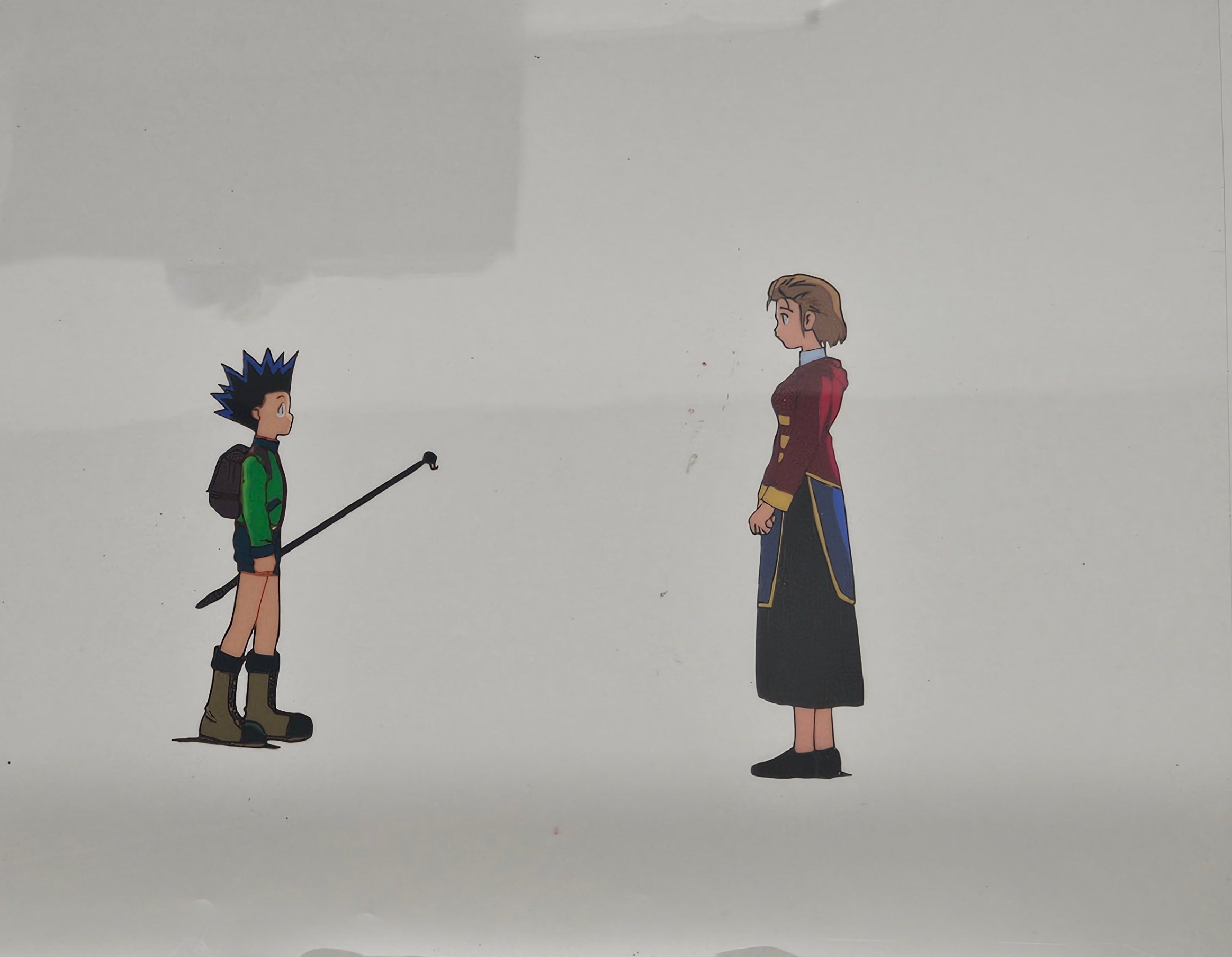 Hunter x Hunter Original Cel and Sketch (Gon & Mito)