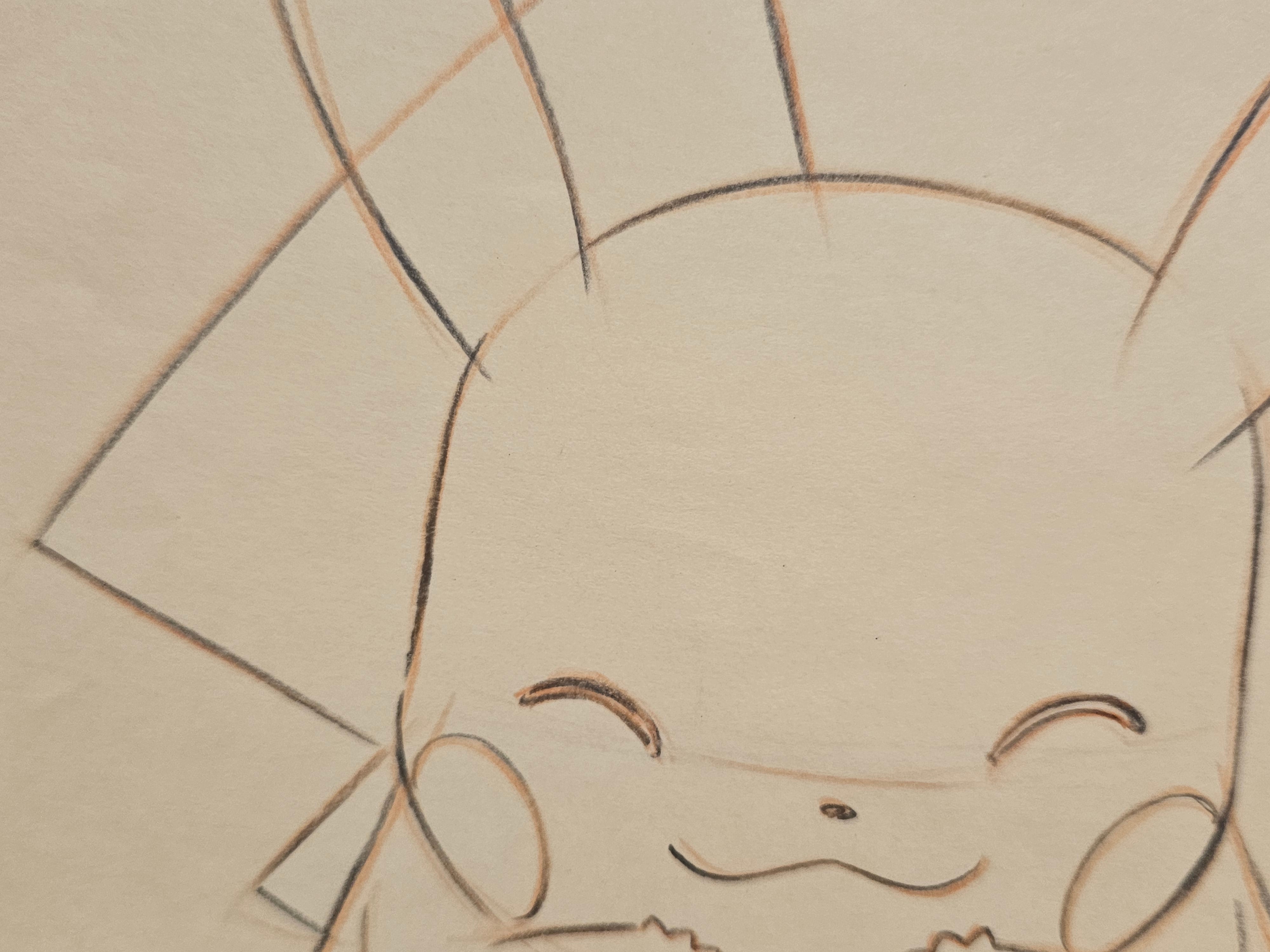 神奇宝贝原始草图（皮卡丘）