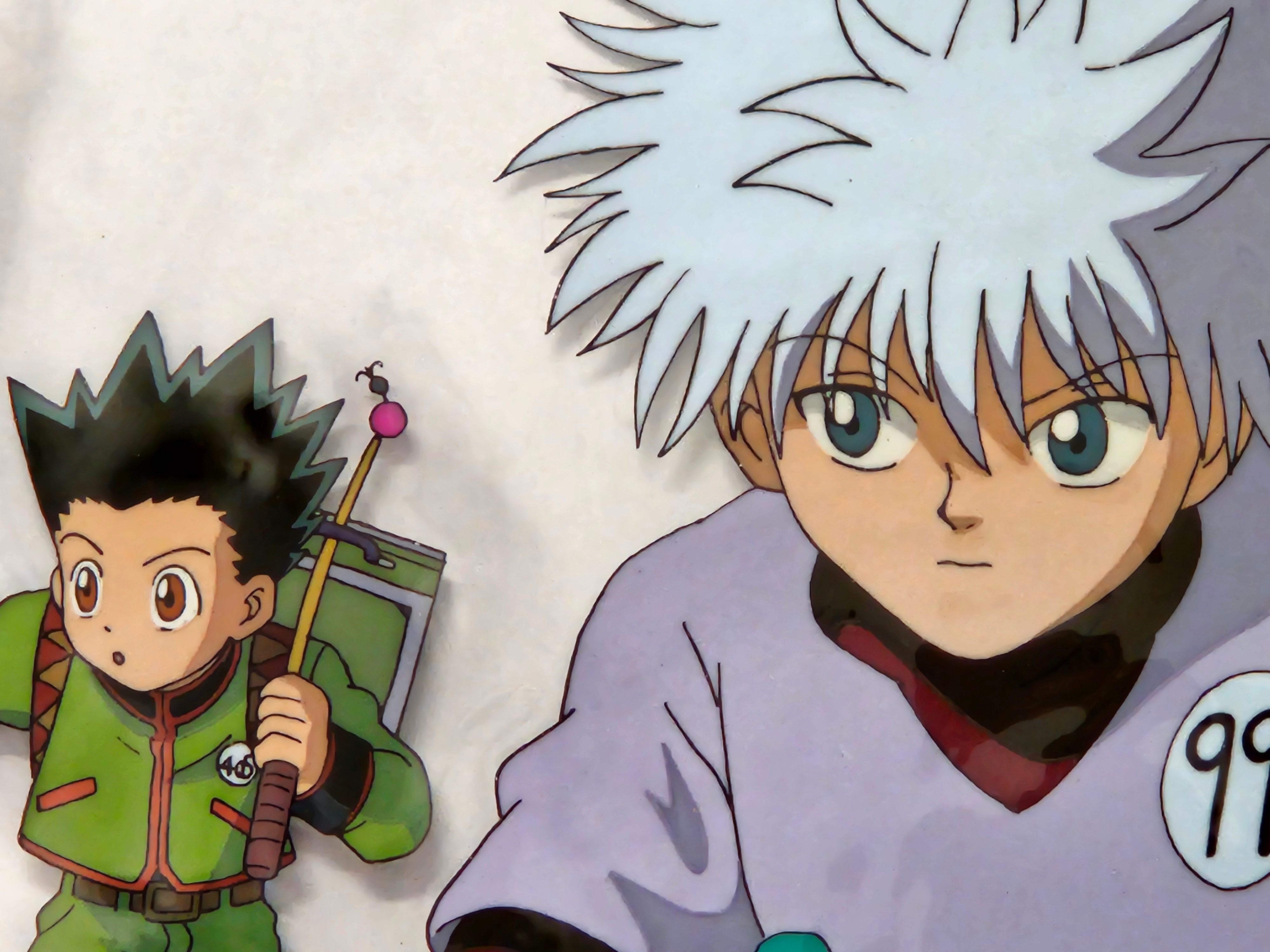 全职猎人 原画集和草图（奇犽与小杰）