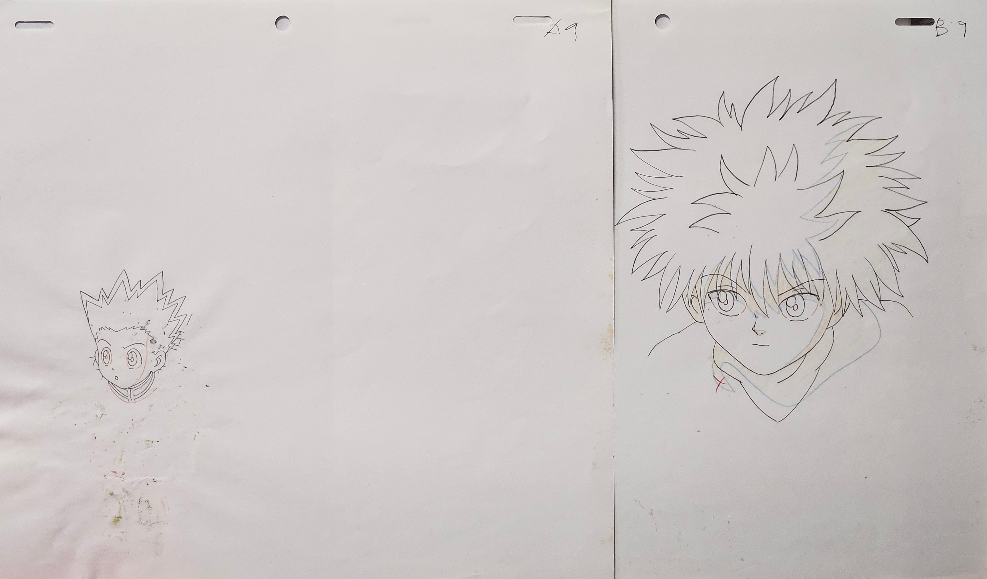 全职猎人 原画集和草图（奇犽与小杰）