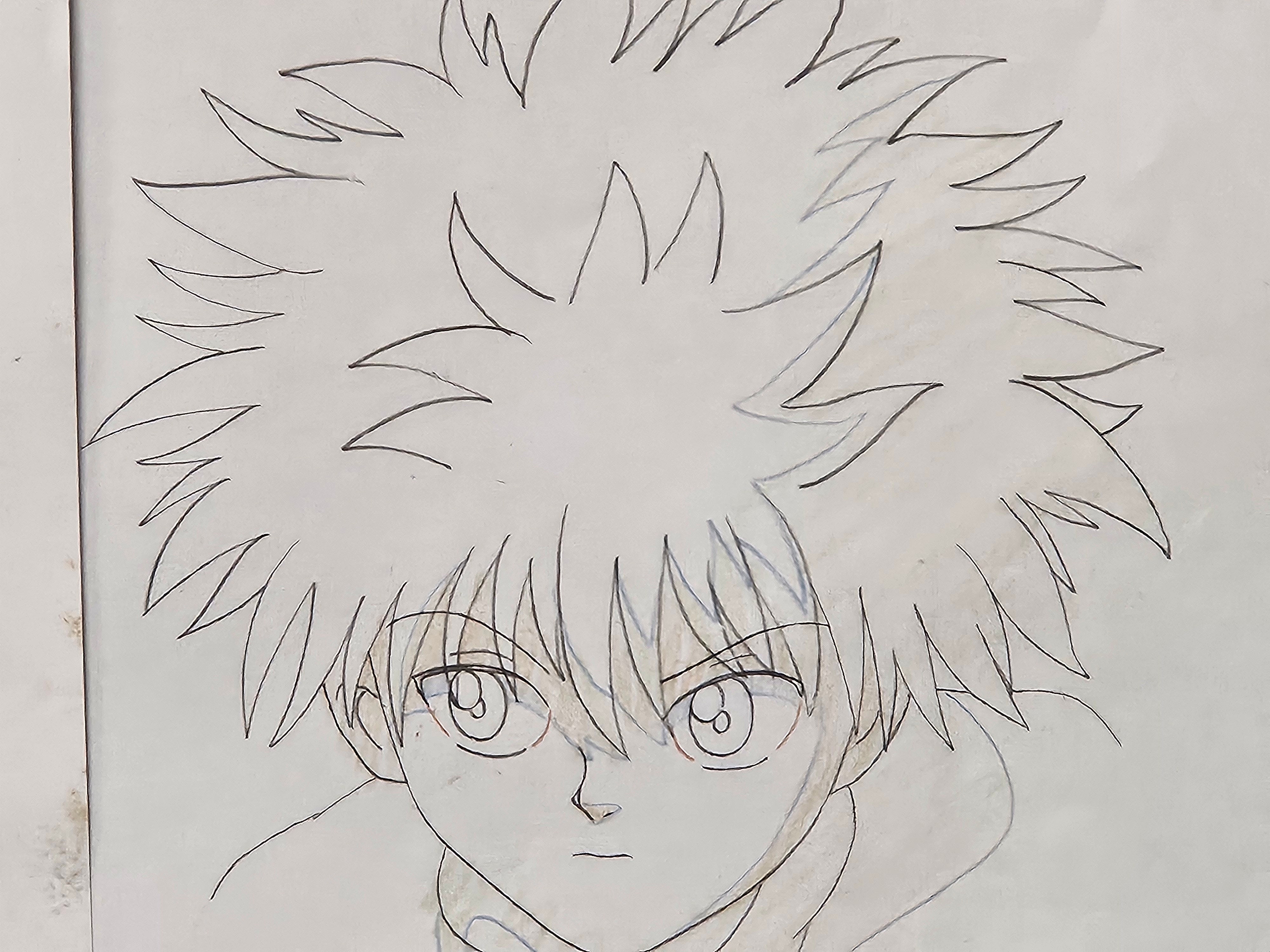 全职猎人 原画集和草图（奇犽与小杰）