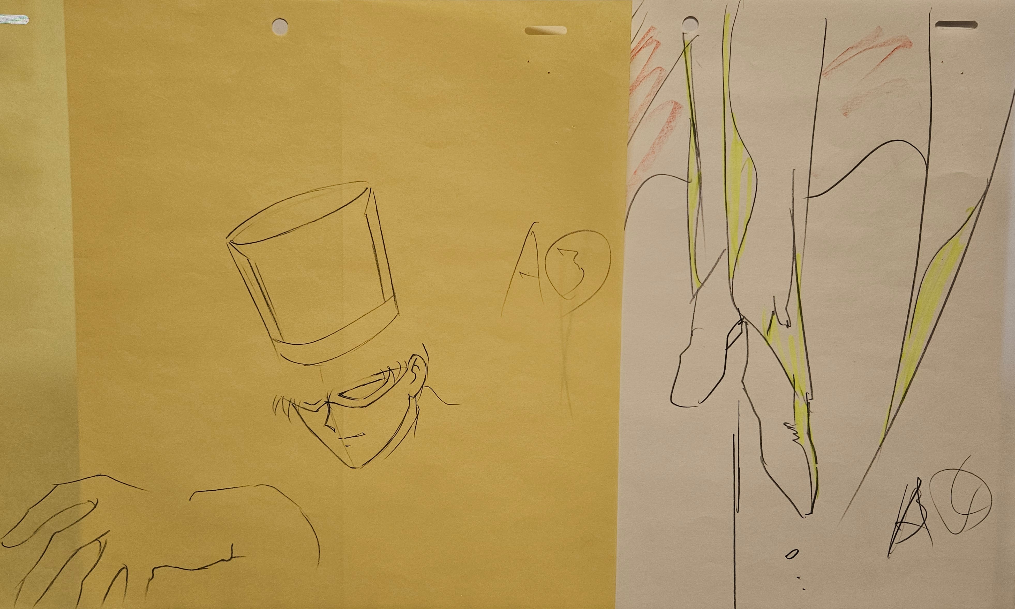 Sailor Moon Original Sketch (Tuxedo Mask)