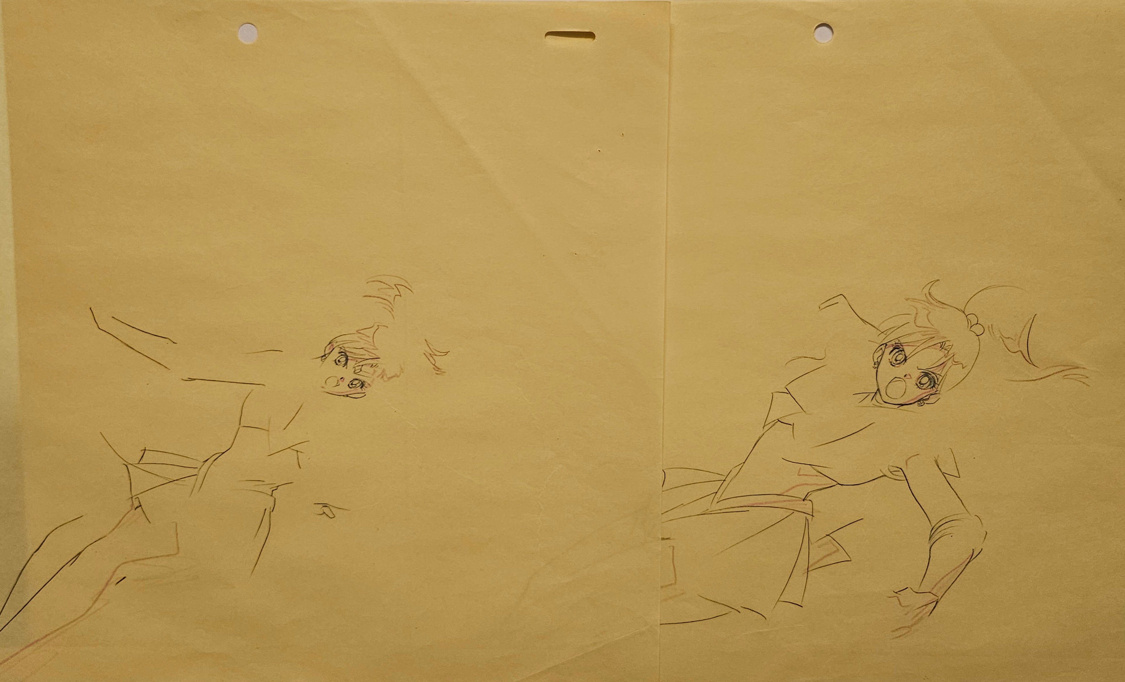 Boceto original de Sailor Moon (Sailor Jupiter (Guerrero Júpiter)