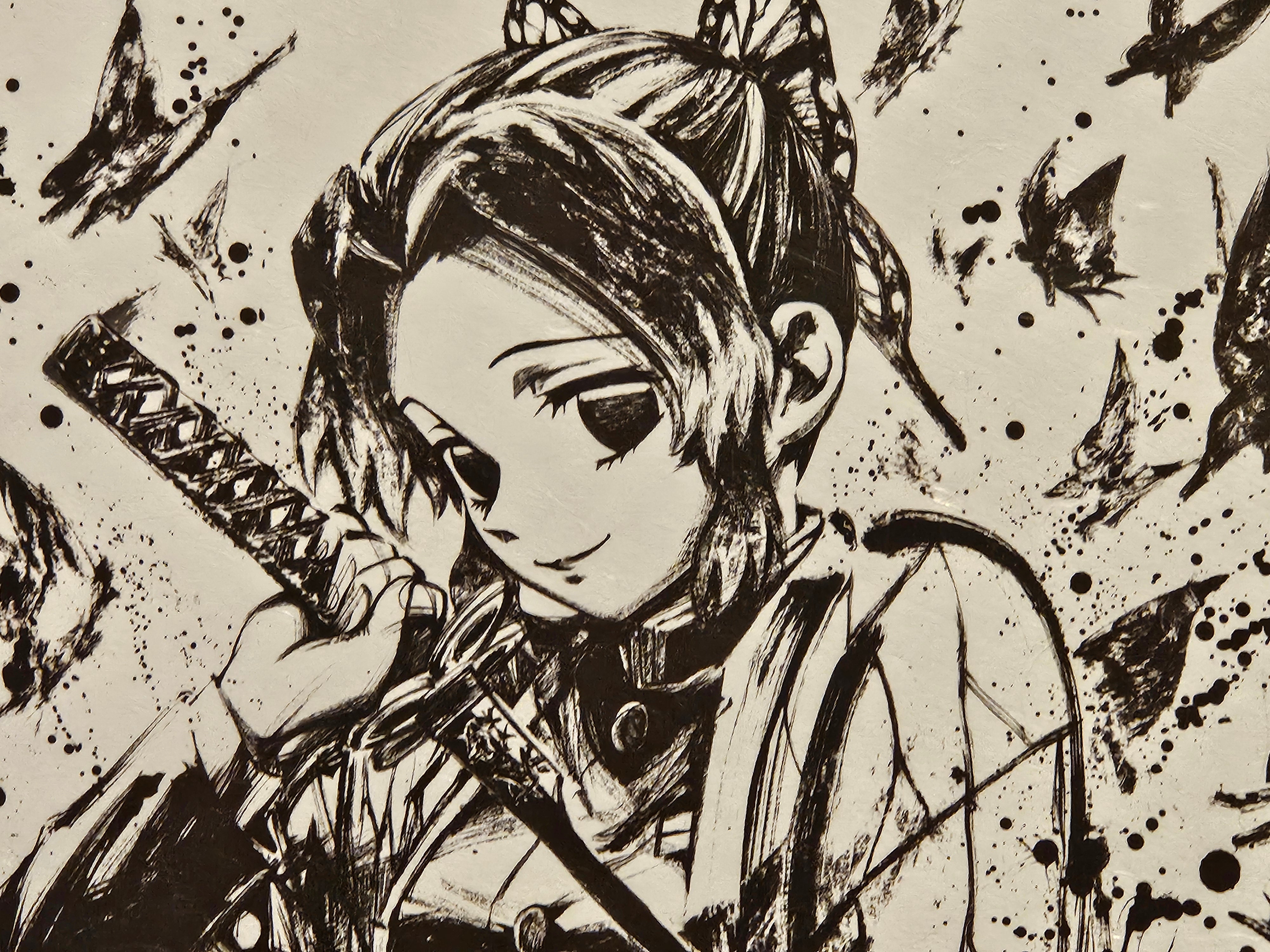 Demon Slayer Limited　Sumi-e Print (Shinobu)