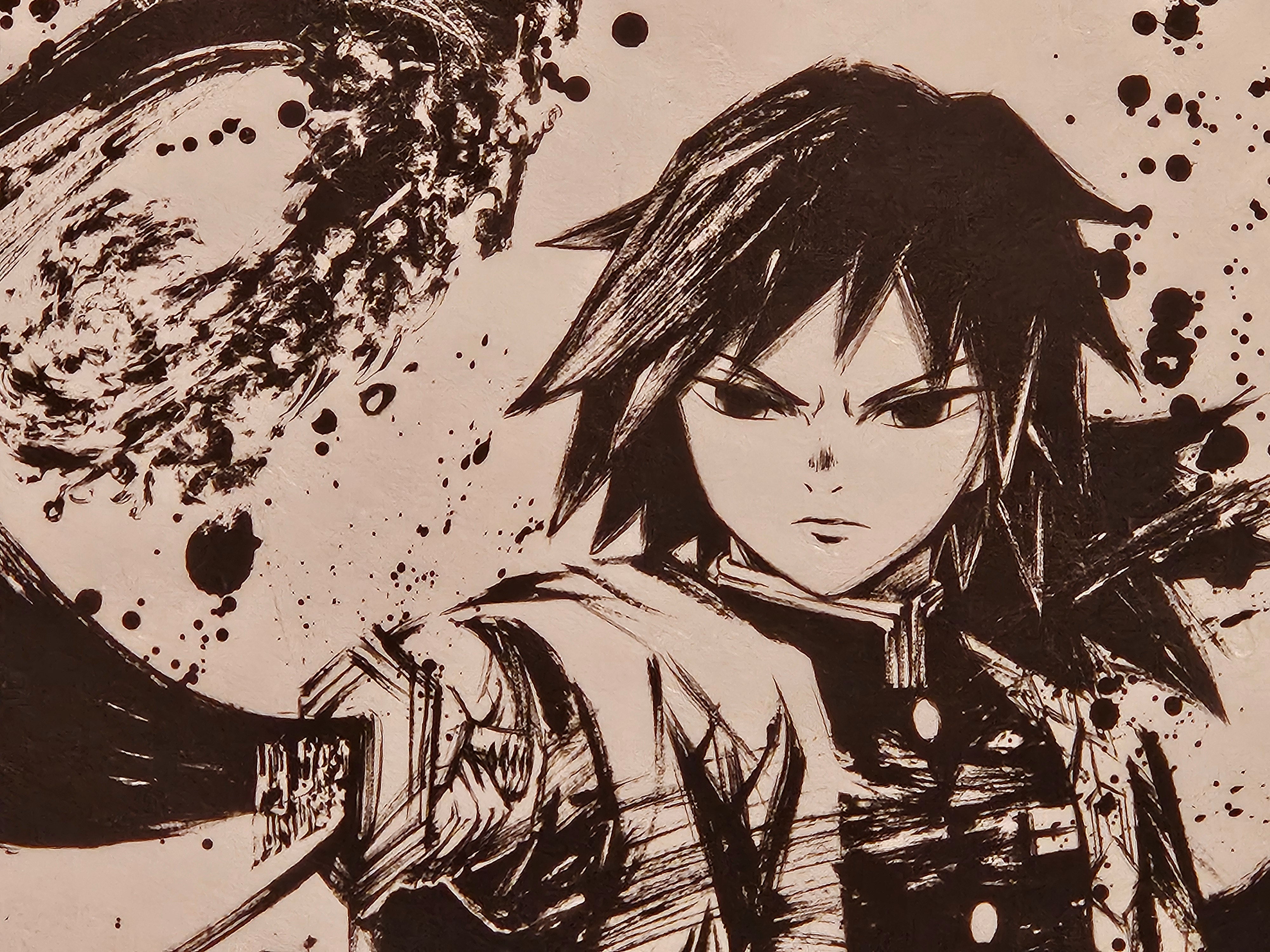 Demon Slayer Limited Sumi-e Print (Giyu)