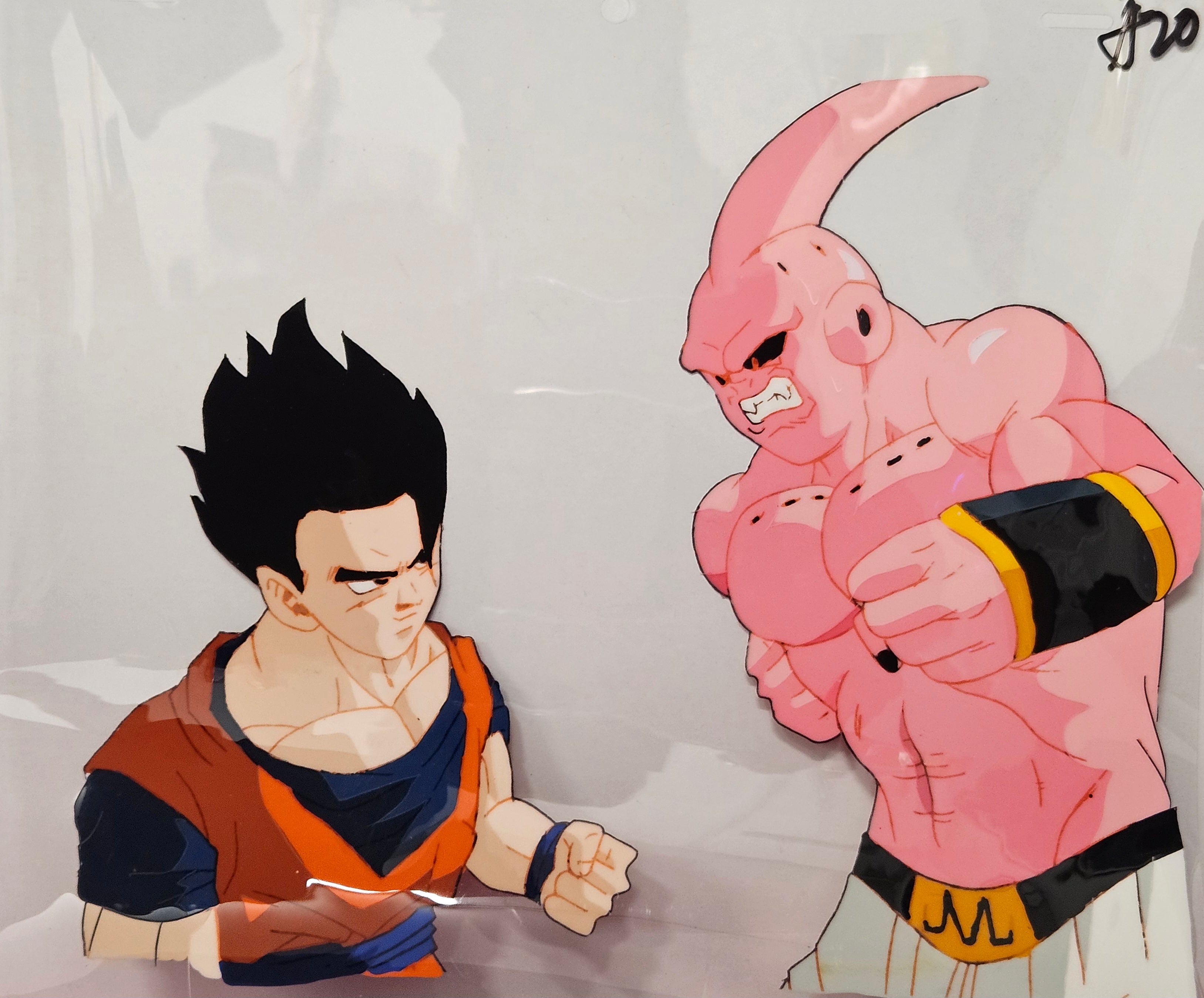 龙珠原画和草图（魔人布奥与悟饭）