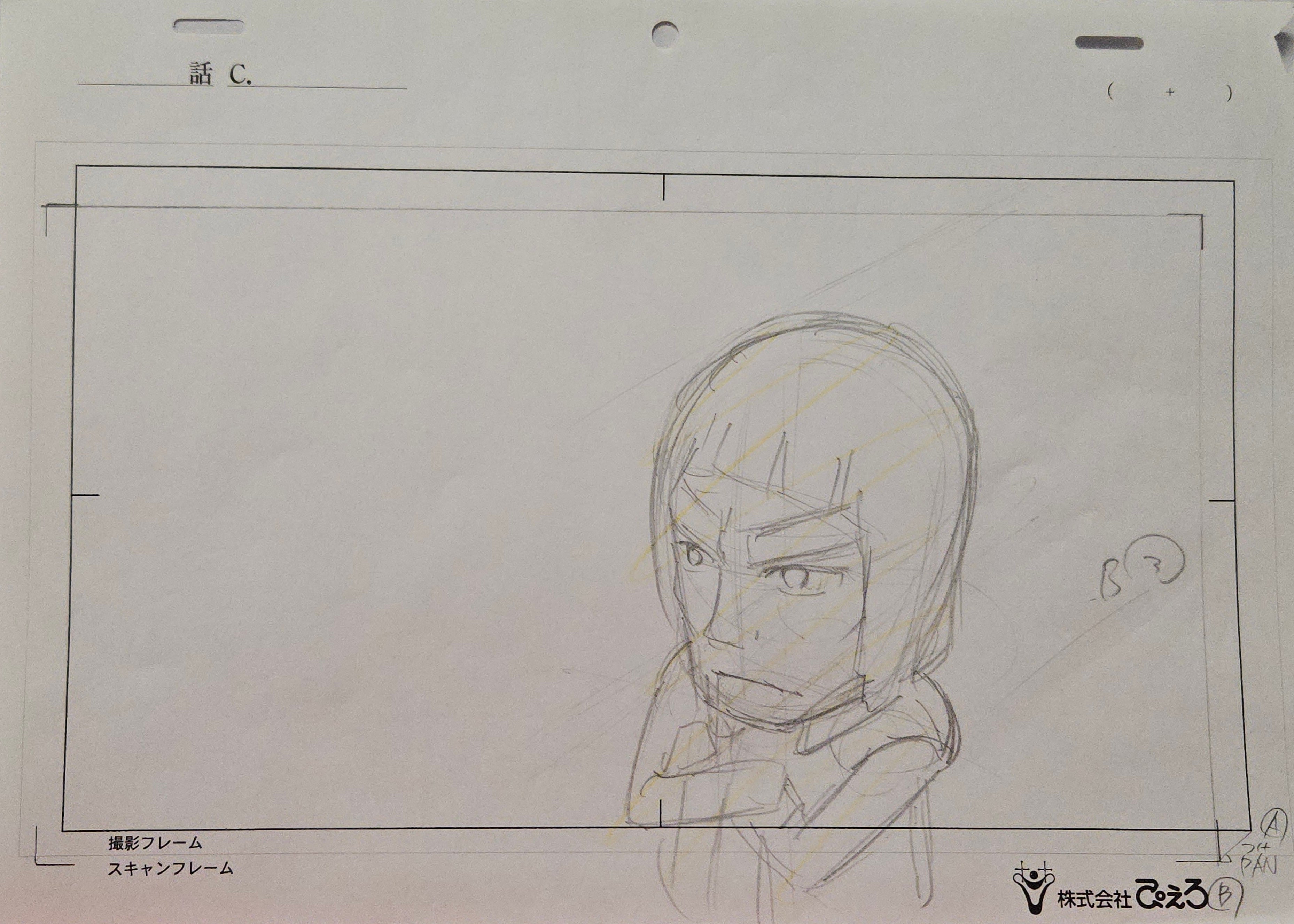 火影忍者原画（盖伊和卡卡西）