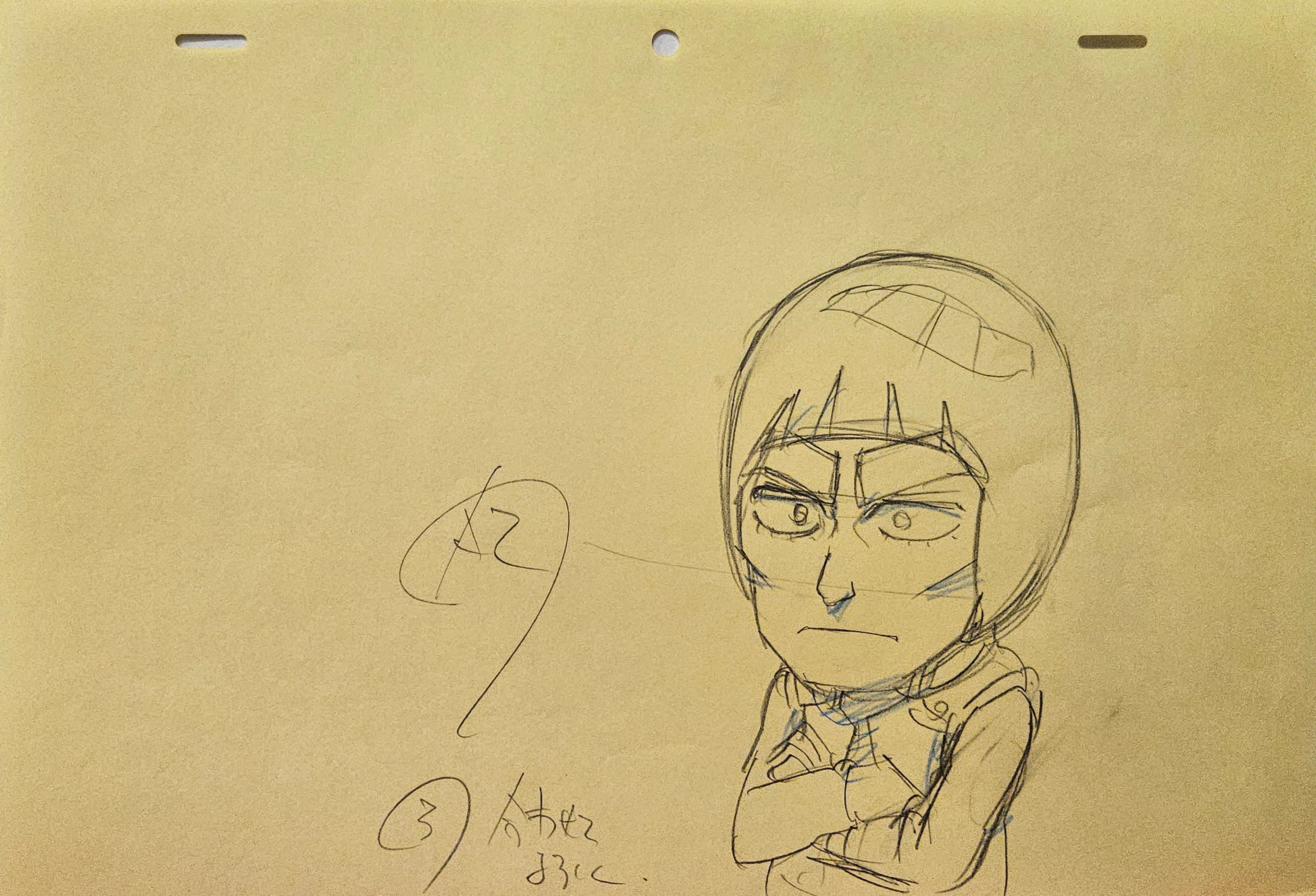 火影忍者原画（盖伊和卡卡西）