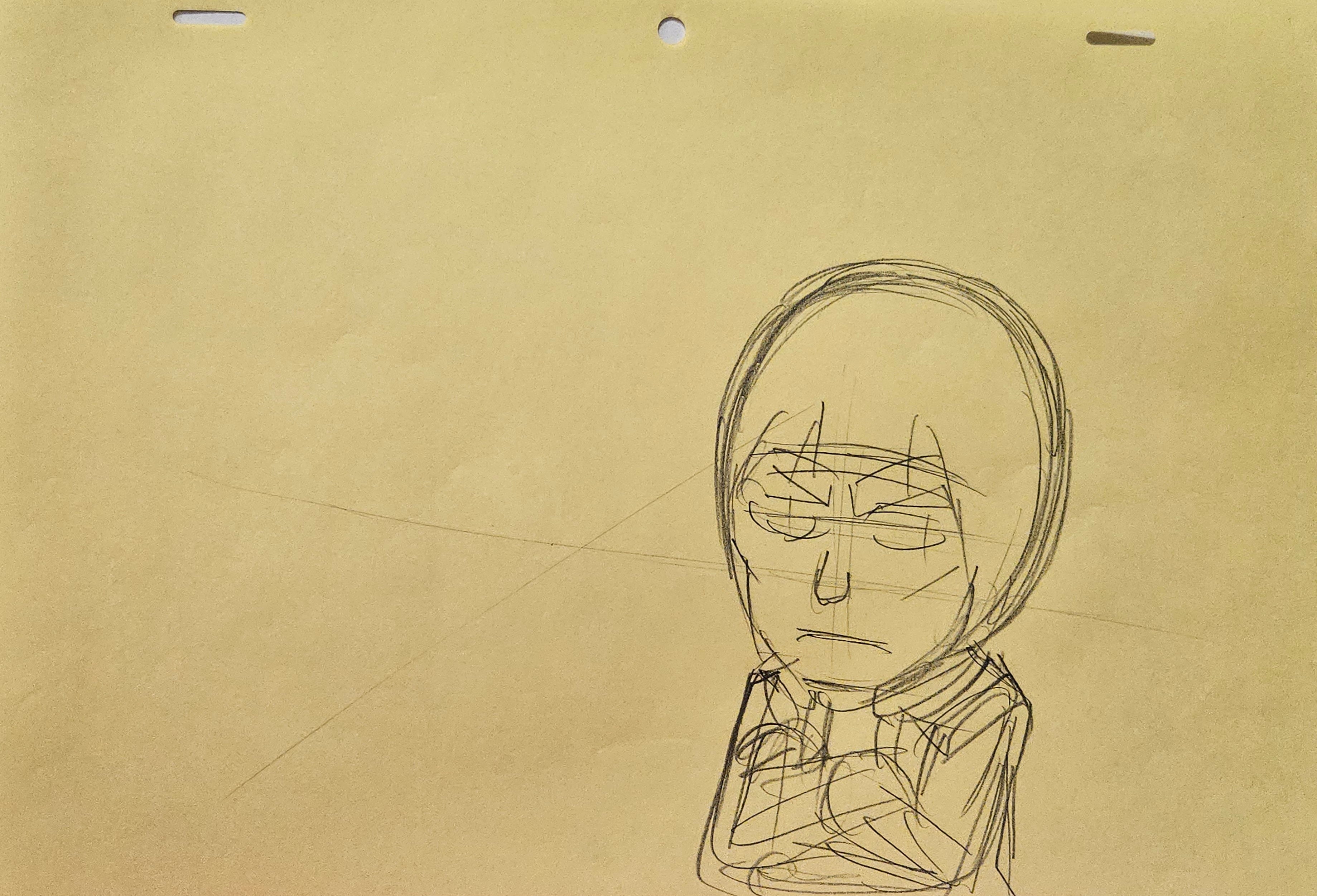 火影忍者原画（盖伊和卡卡西）