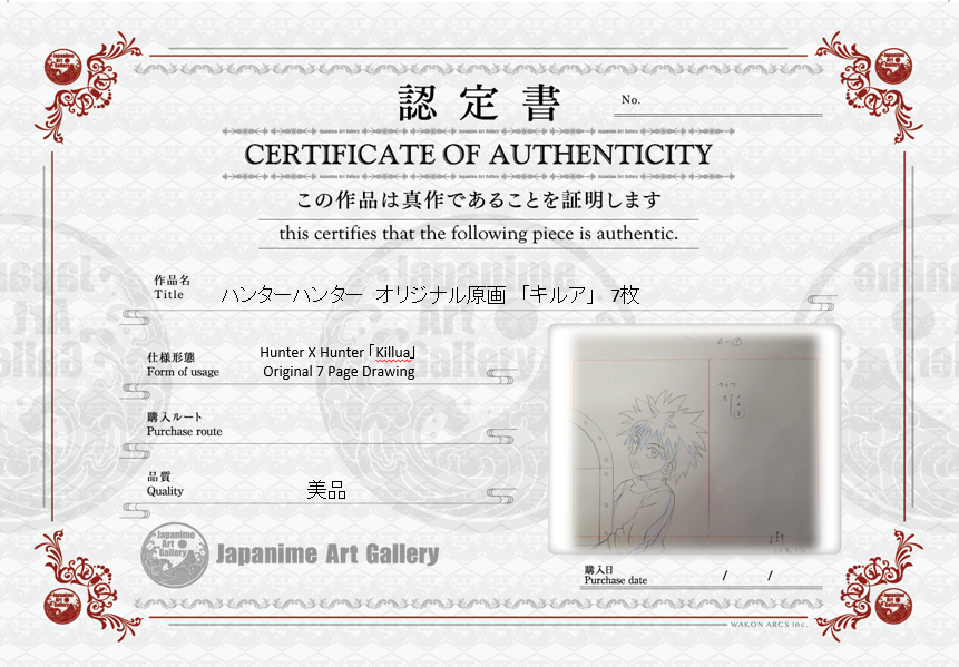 全职猎人原画 (奇犽)