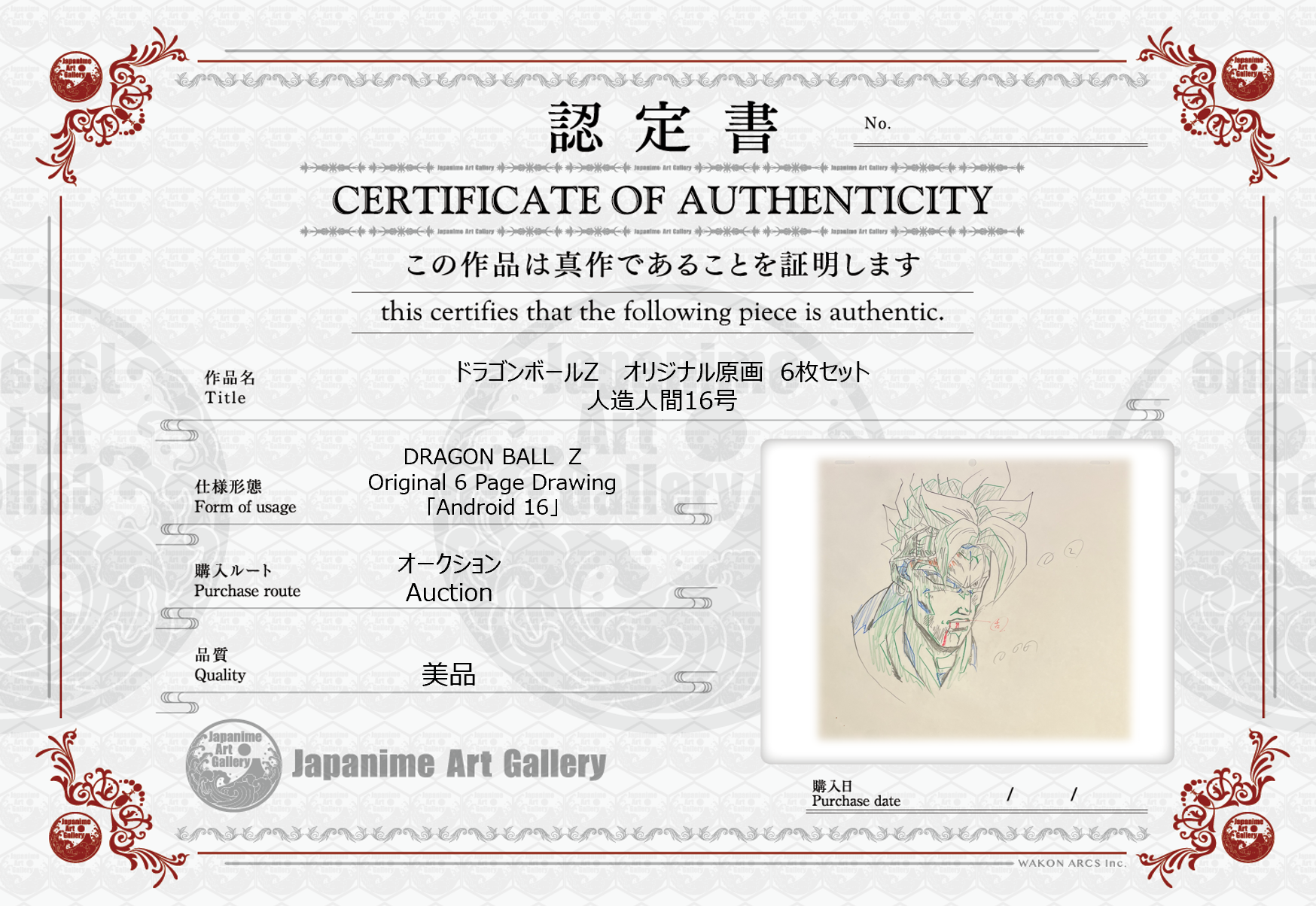 龙珠原画（人造人16号）