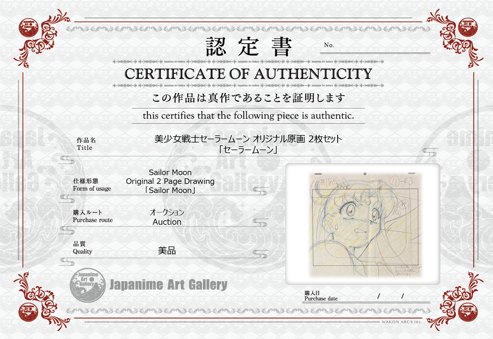 Sailor Moon Original Drawing (Sailor Moon)