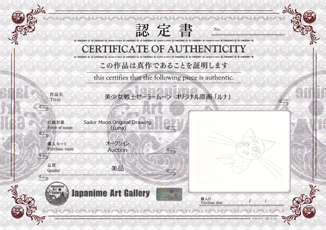 Sailor Moon Original Drawing (Luna)