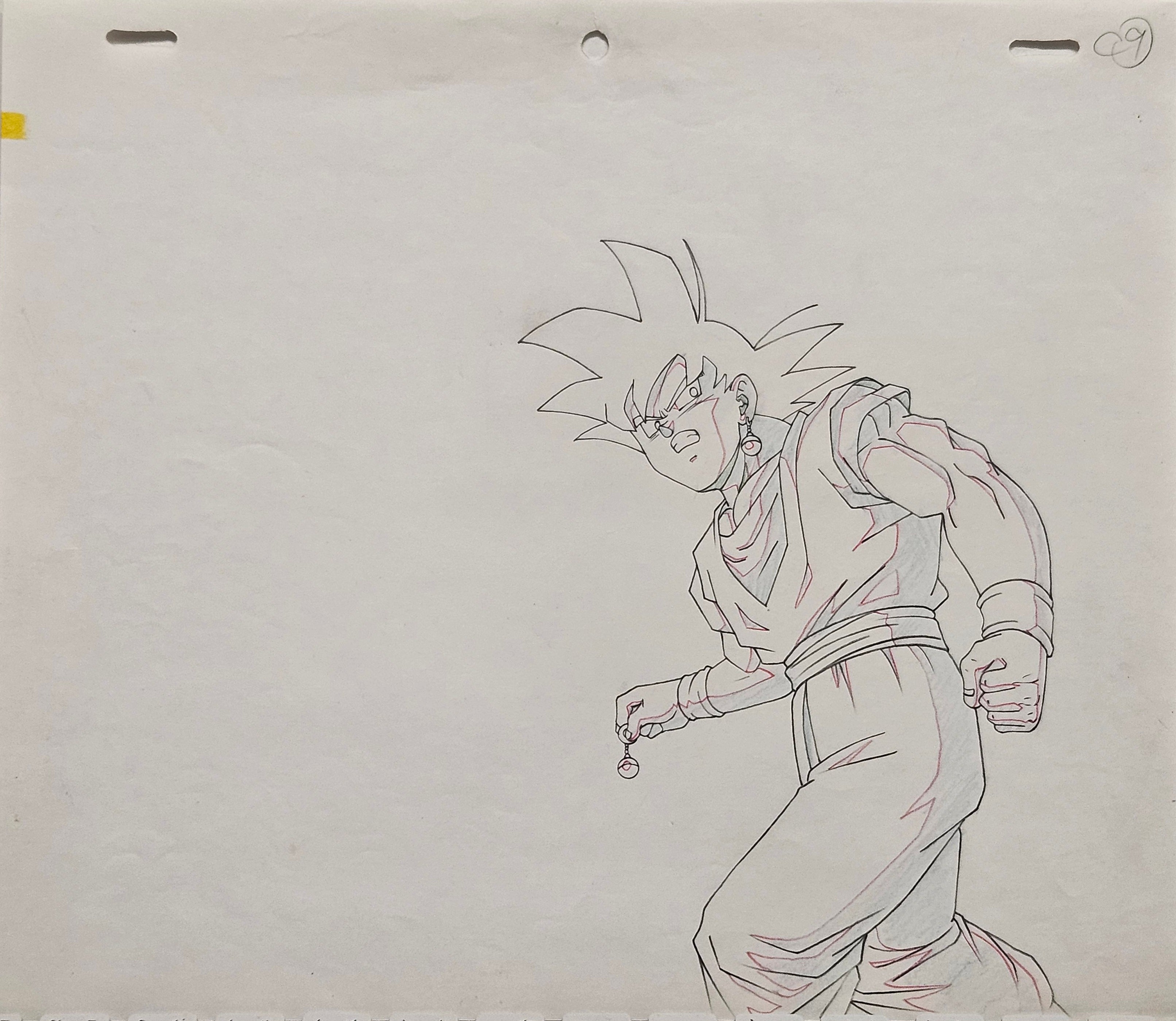 《龙珠》原创赛璐璐片及手稿（孙悟空）