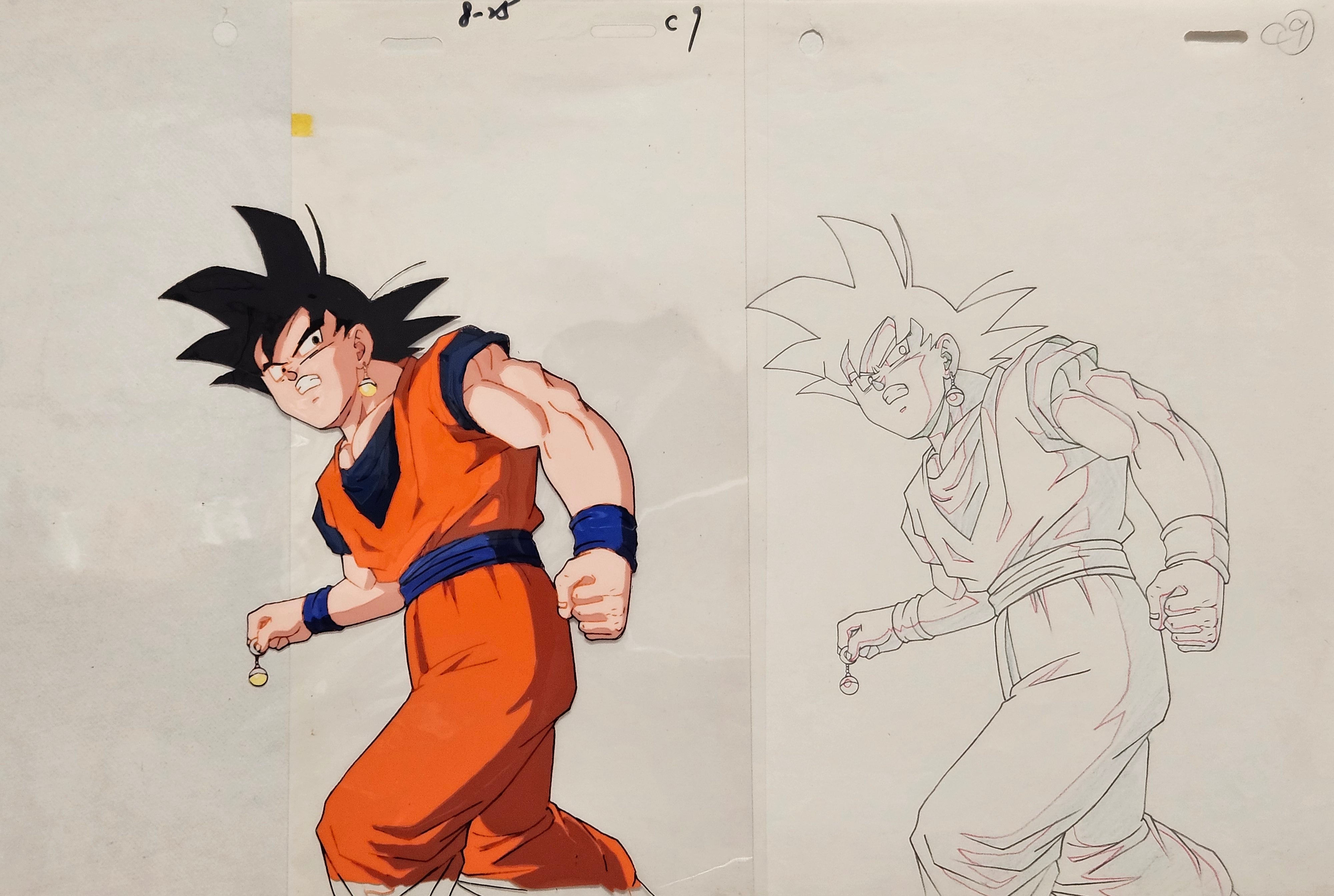 《龙珠》原创赛璐璐片及手稿（孙悟空）