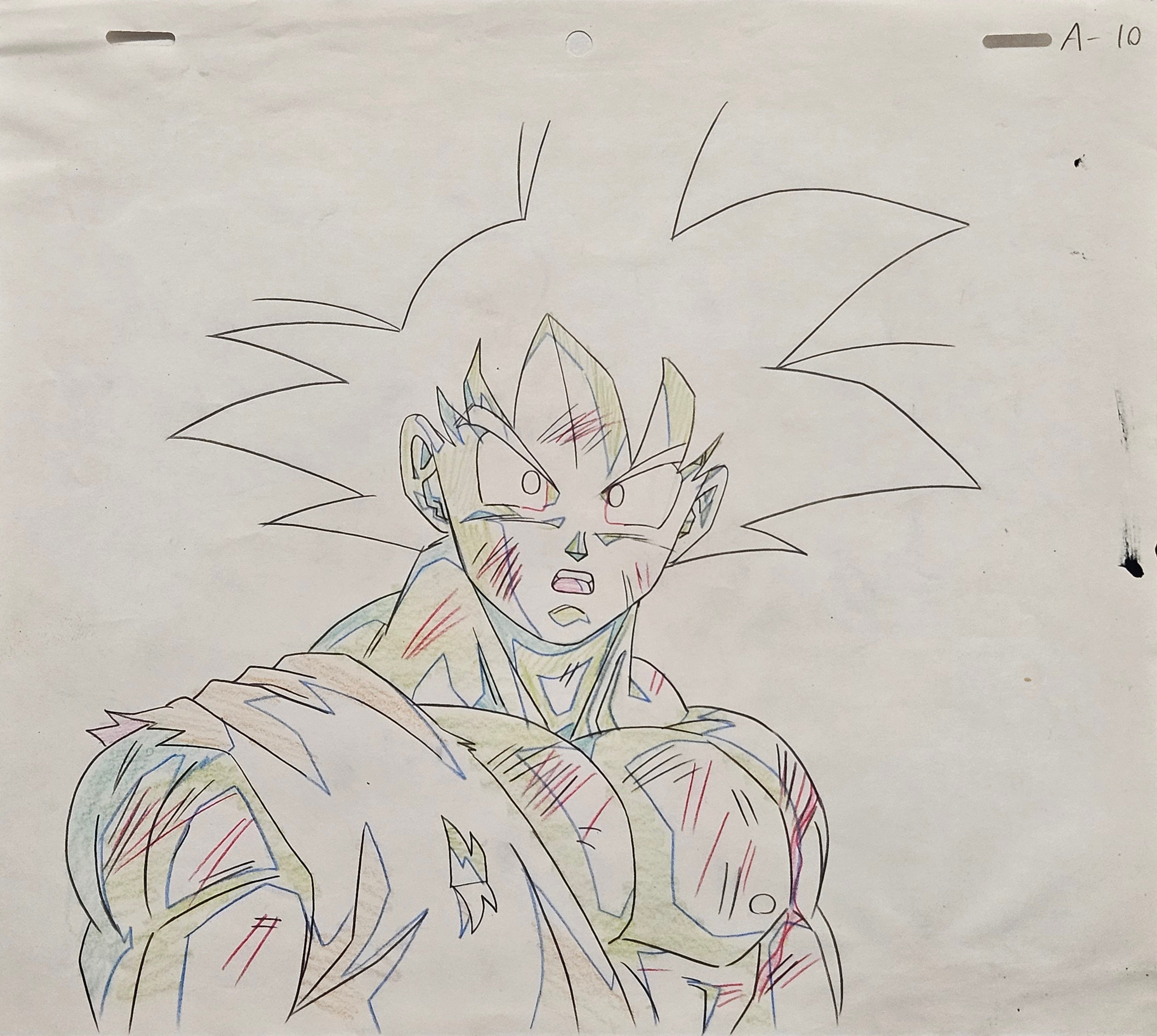 Dragonball Original Cel and Sketch (Son Goku)