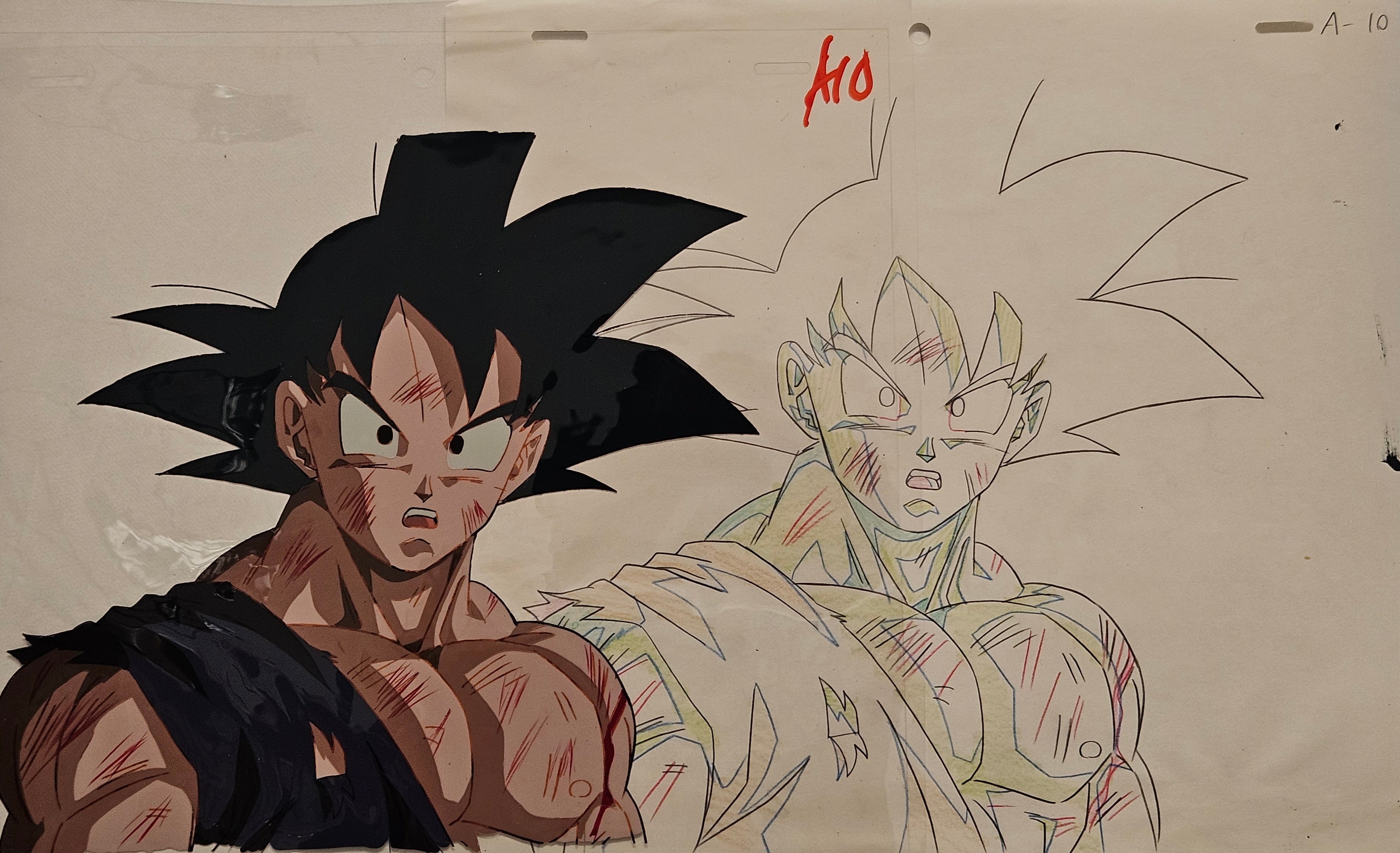 Dragonball Original Cel and Sketch (Son Goku)