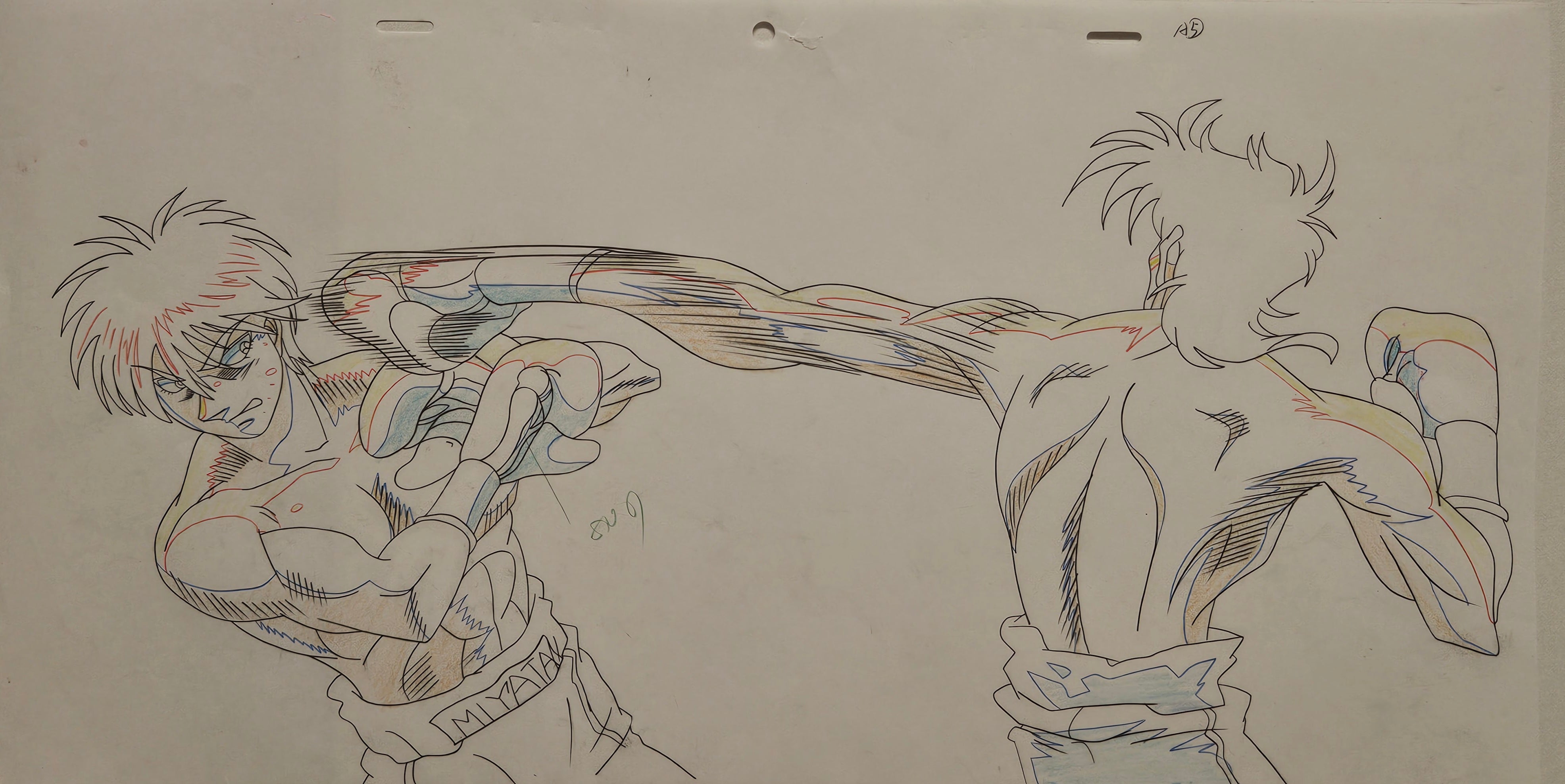 Hajime no Ippo Cel and Sketch (Miyata V Mashiba)
