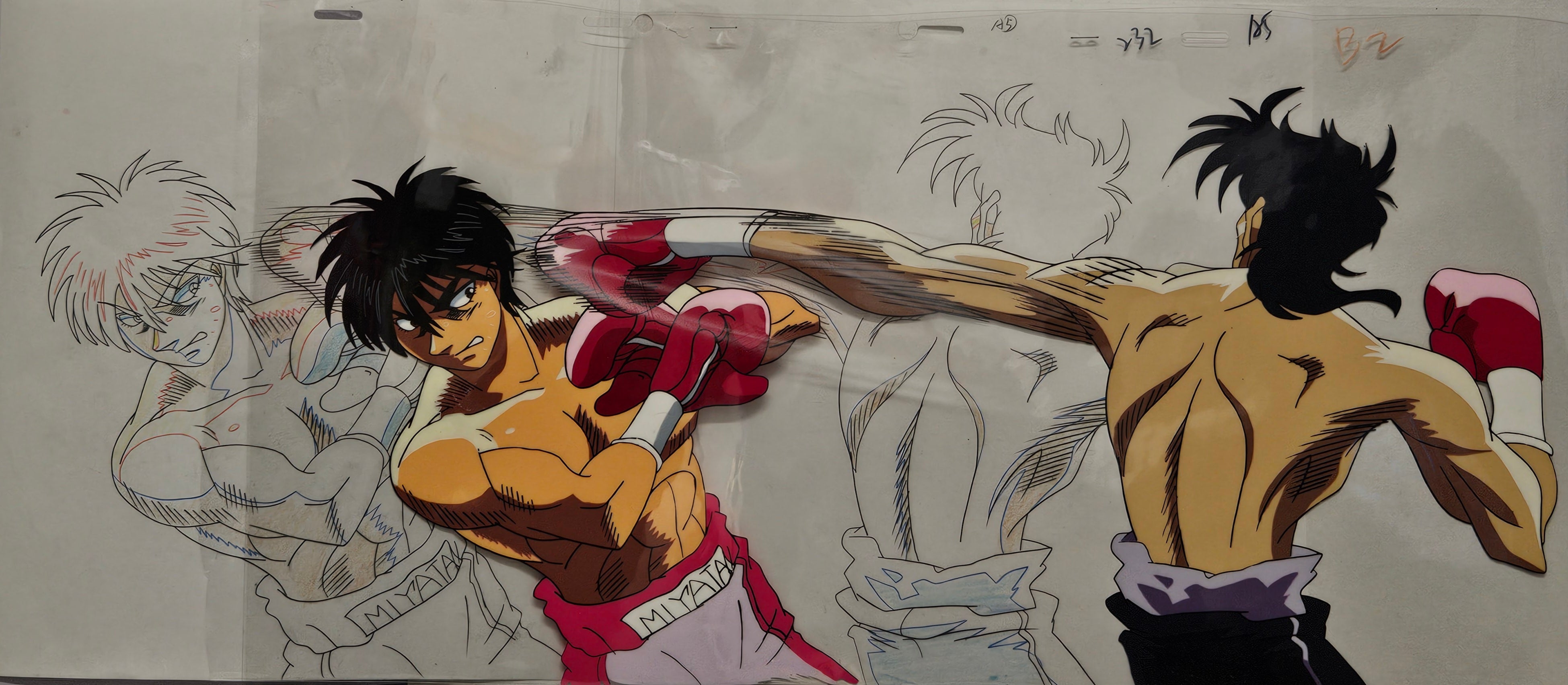 Hajime no Ippo Cel and Sketch (Miyata V Mashiba)