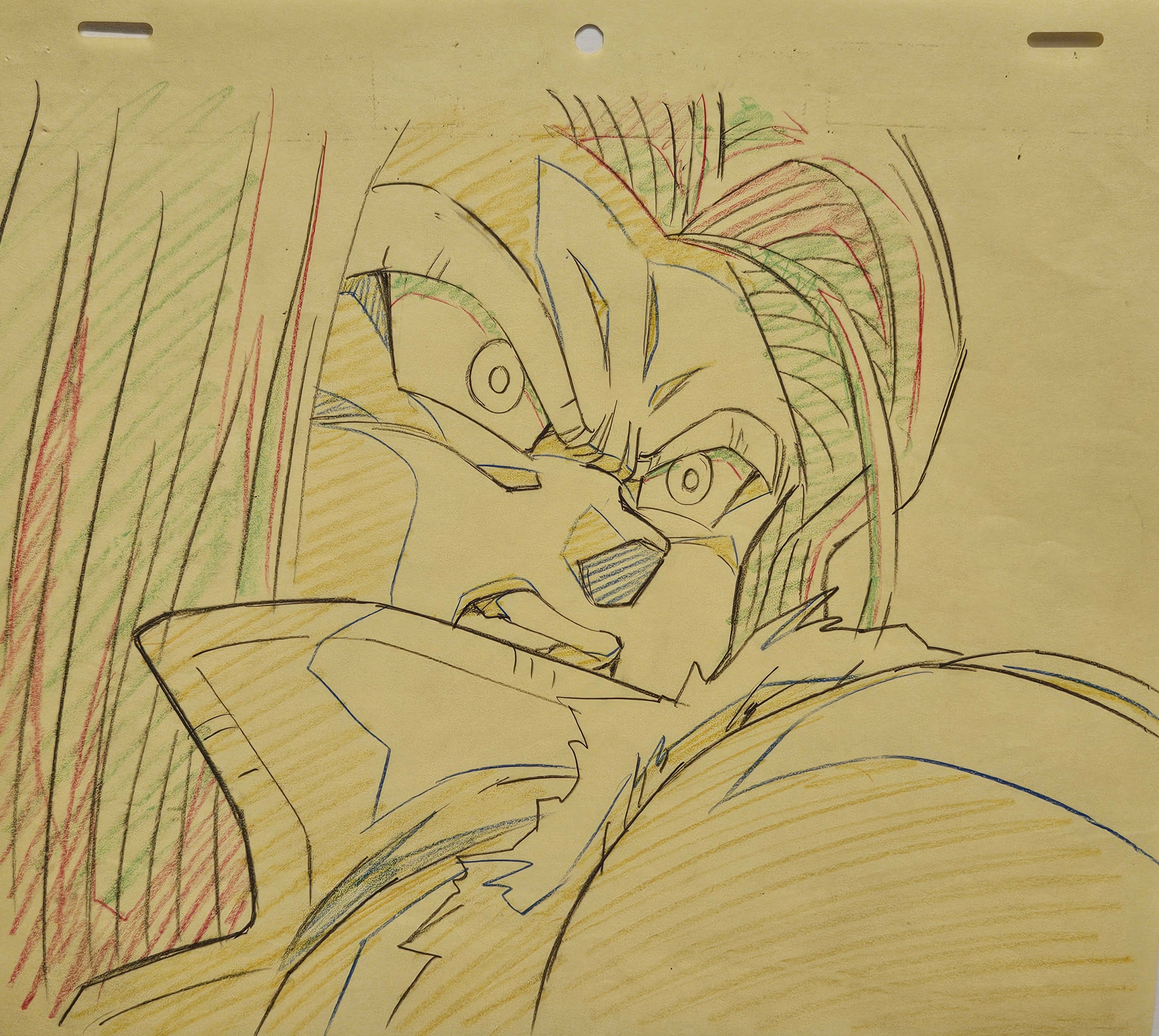 Boceto original de Dragon Ball (Trunks)