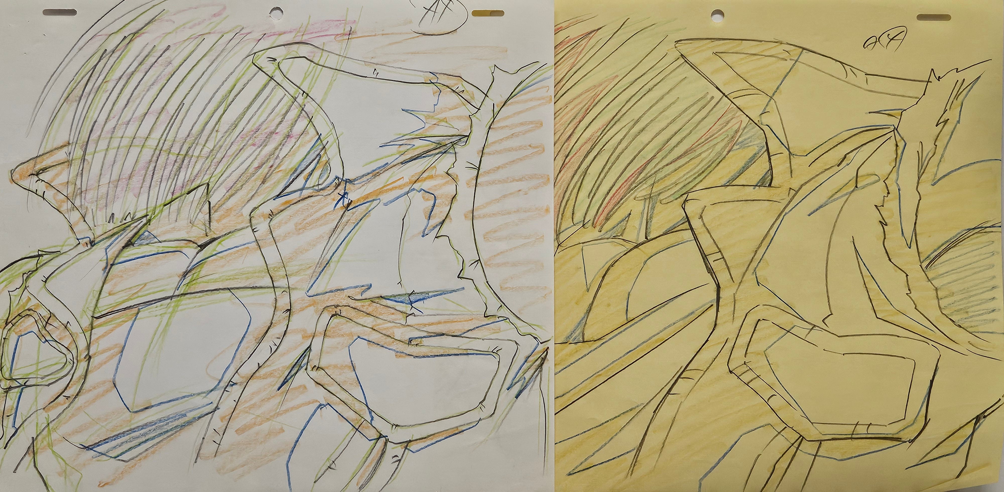 Dragonball Original Sketch (Trunks)