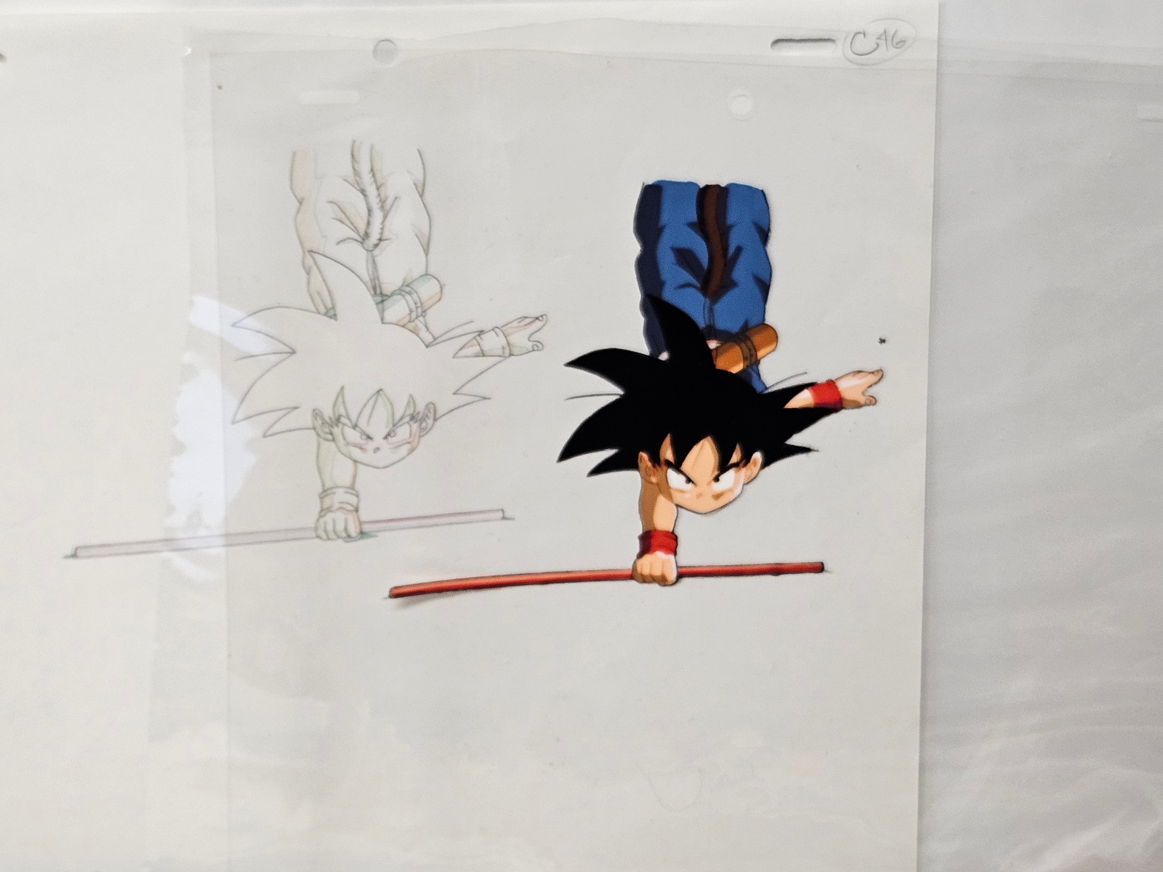 Dragonball Original Cel and Sketch (Son Goku)