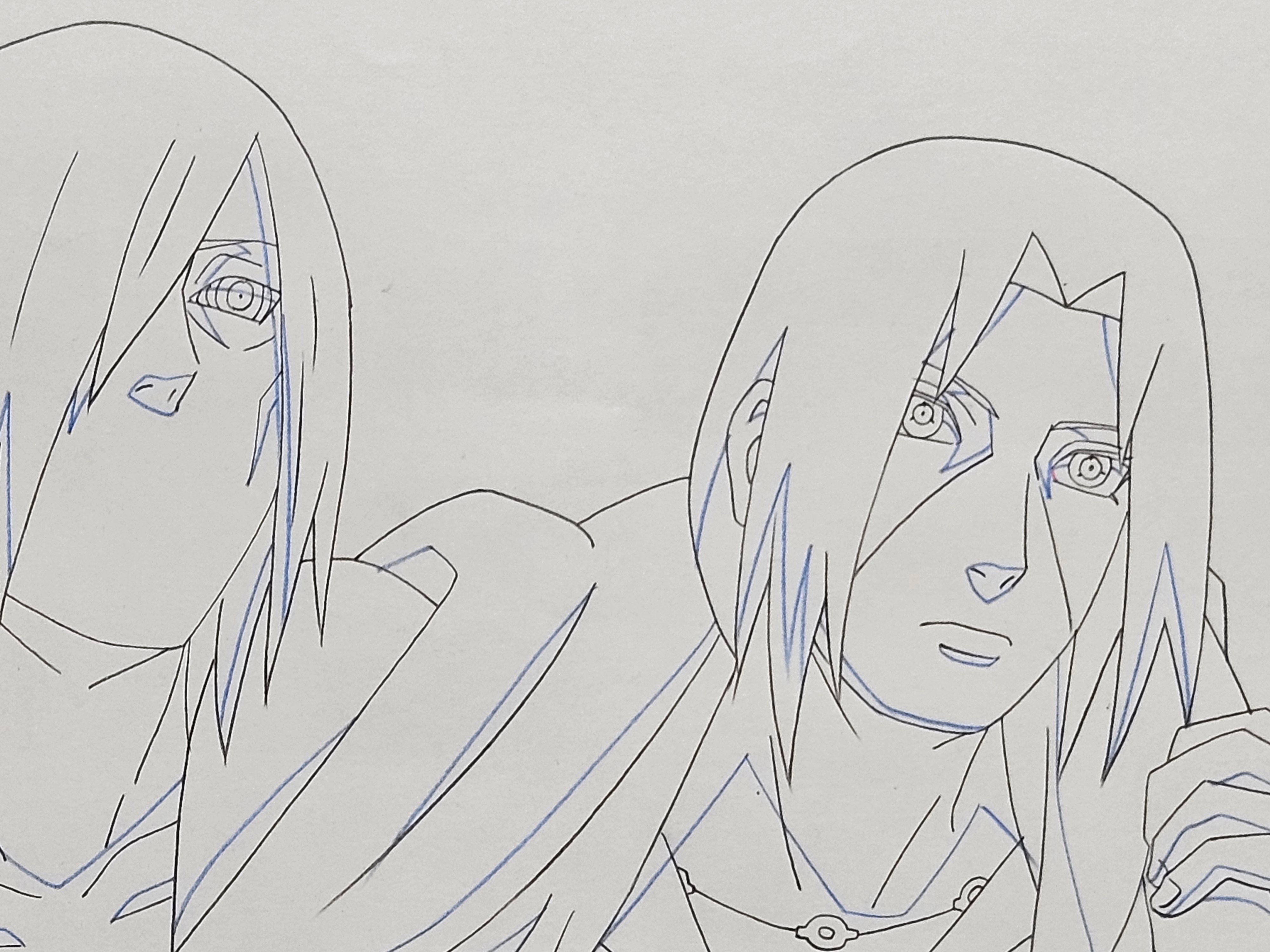 火影忍者原画（长门和鼬）