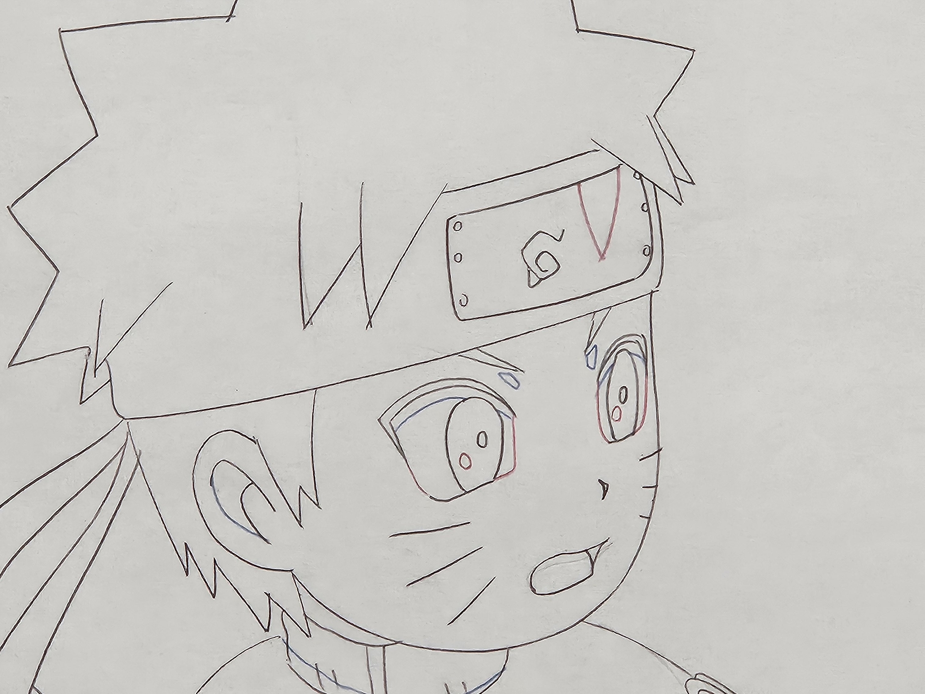 Naruto Original Sketch (Uzumaki Naruto) – Japanime Art Gallery