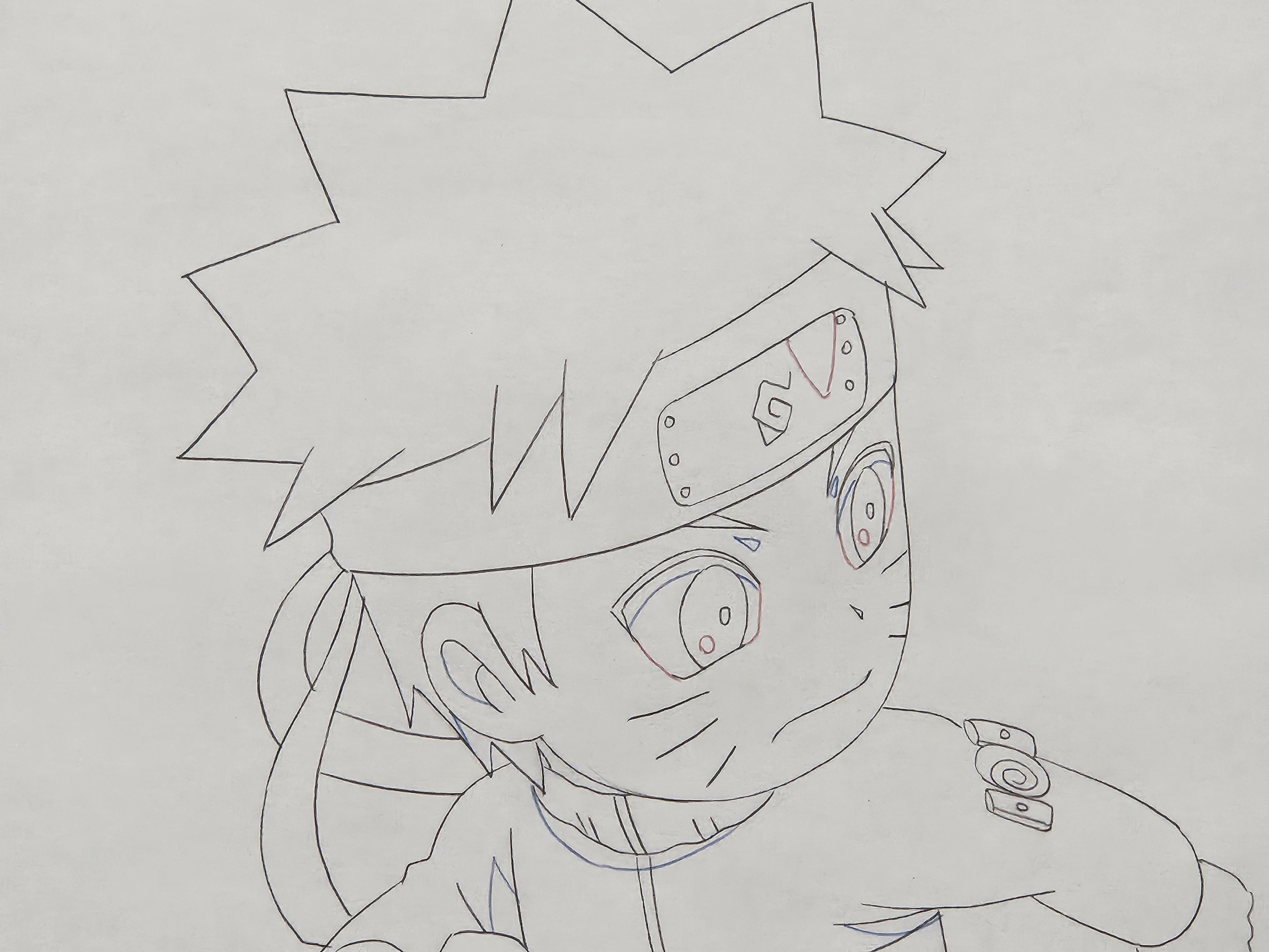 火影忍者原画（漩涡鸣人）