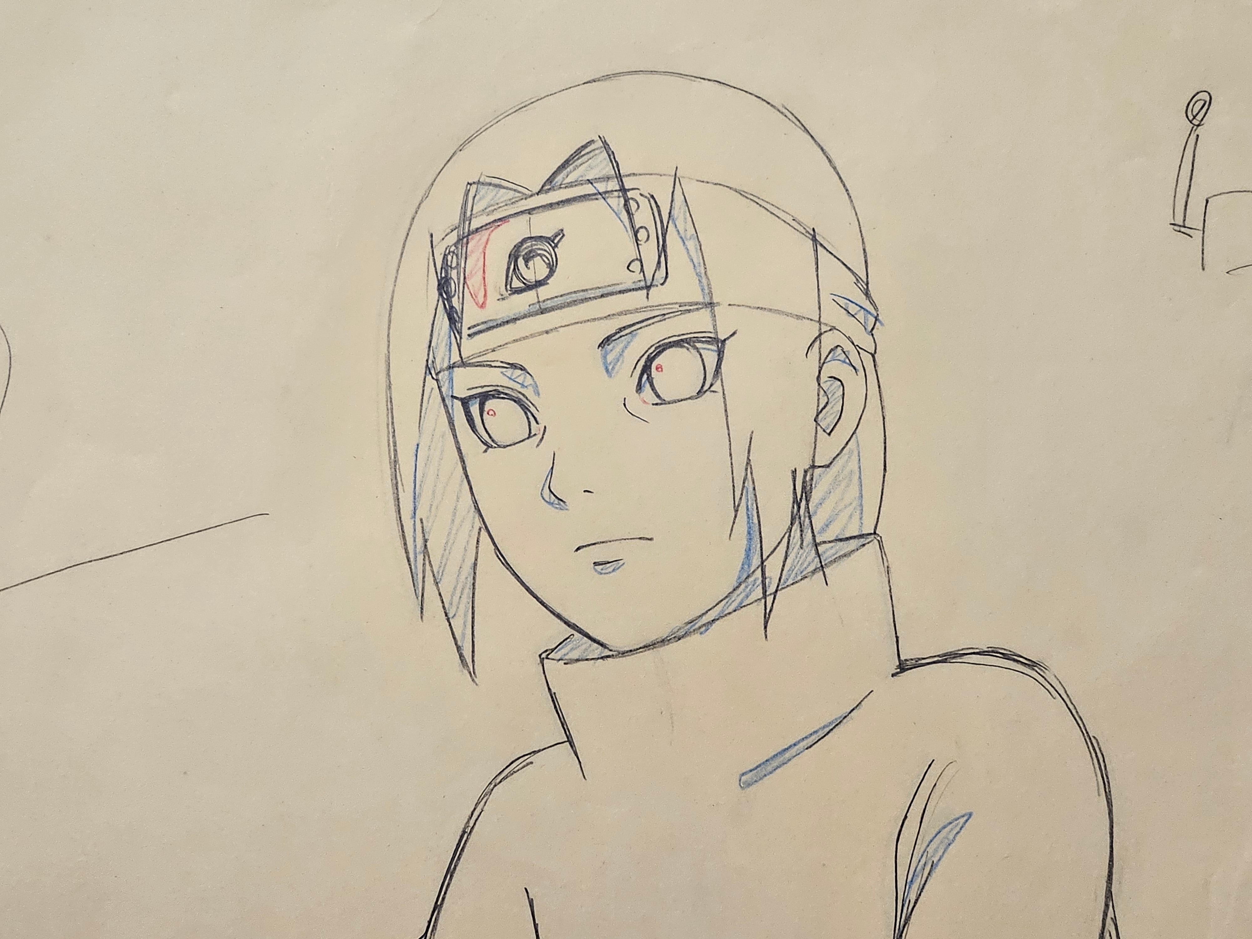 Naruto Original Sketch (Young Uchiha Itachi)