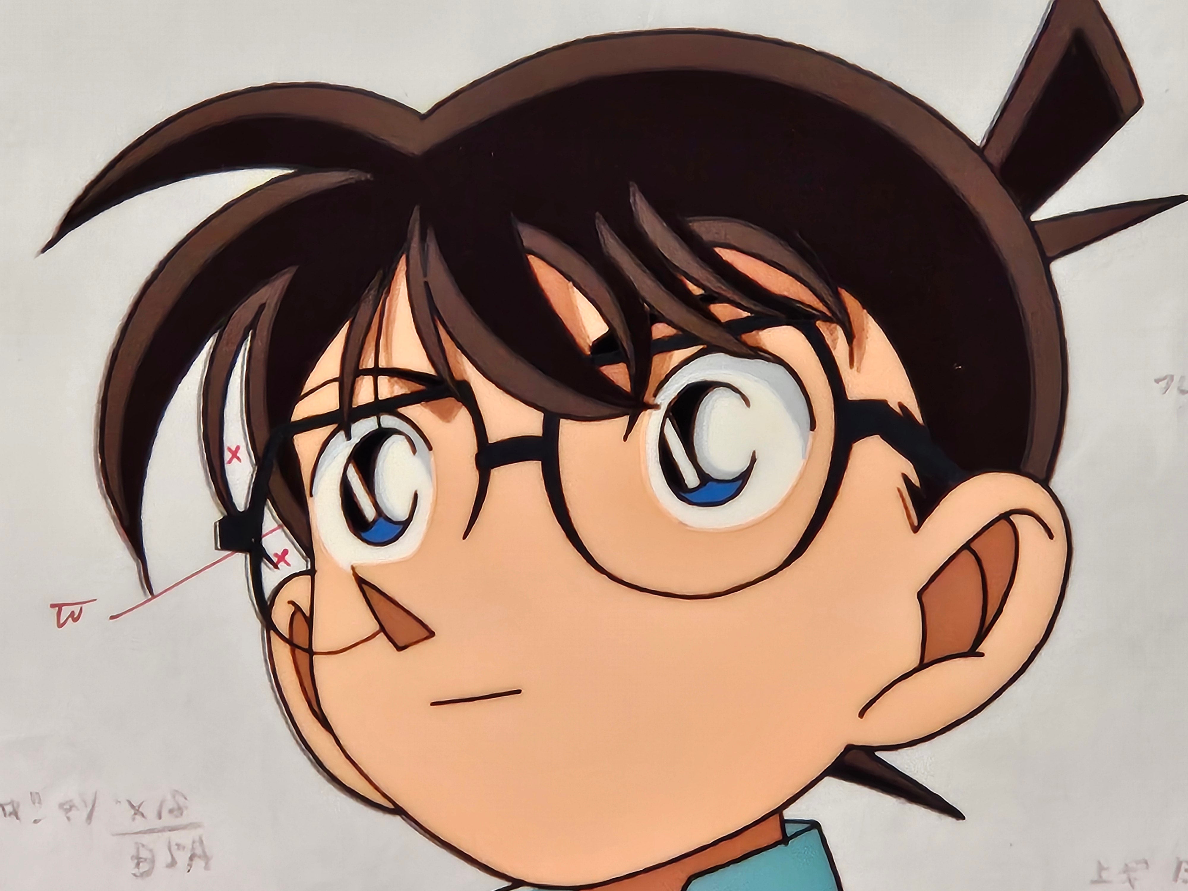 Detective Conan Cel y boceto originales (Conan Edogawa)