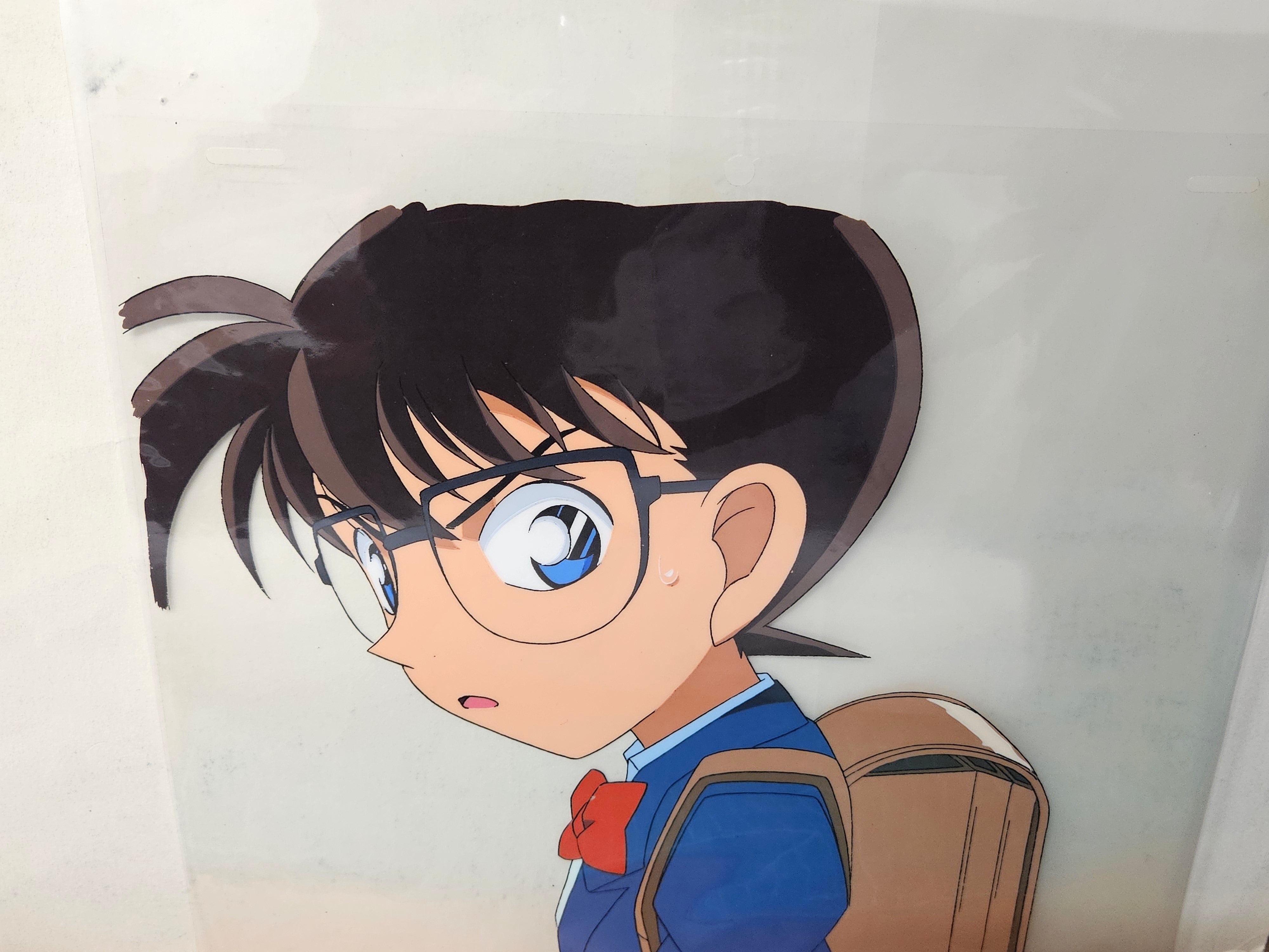 Detective Conan Original Cel and Sketch (Conan Edogawa)