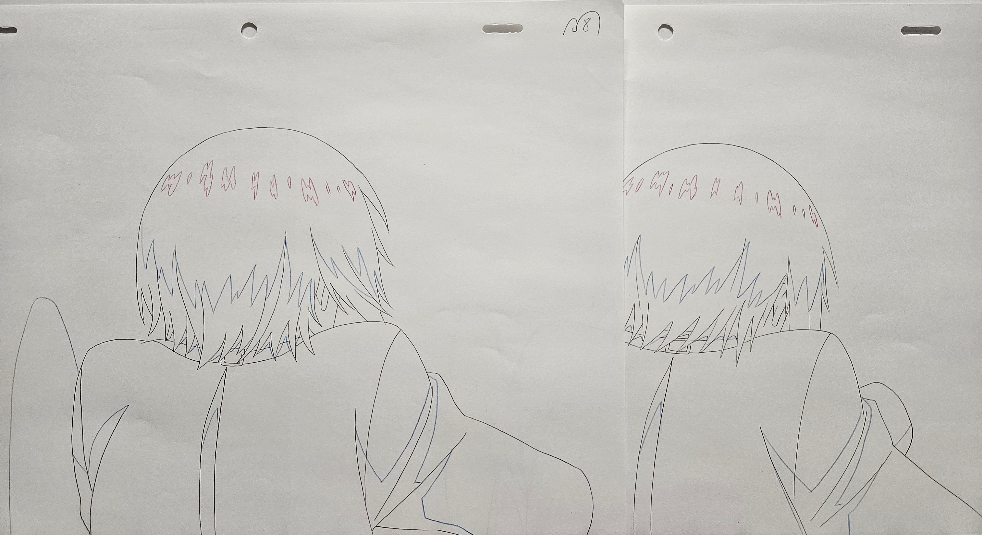 Tokyo Ghoul Original Sketch (Kirishima Toka)