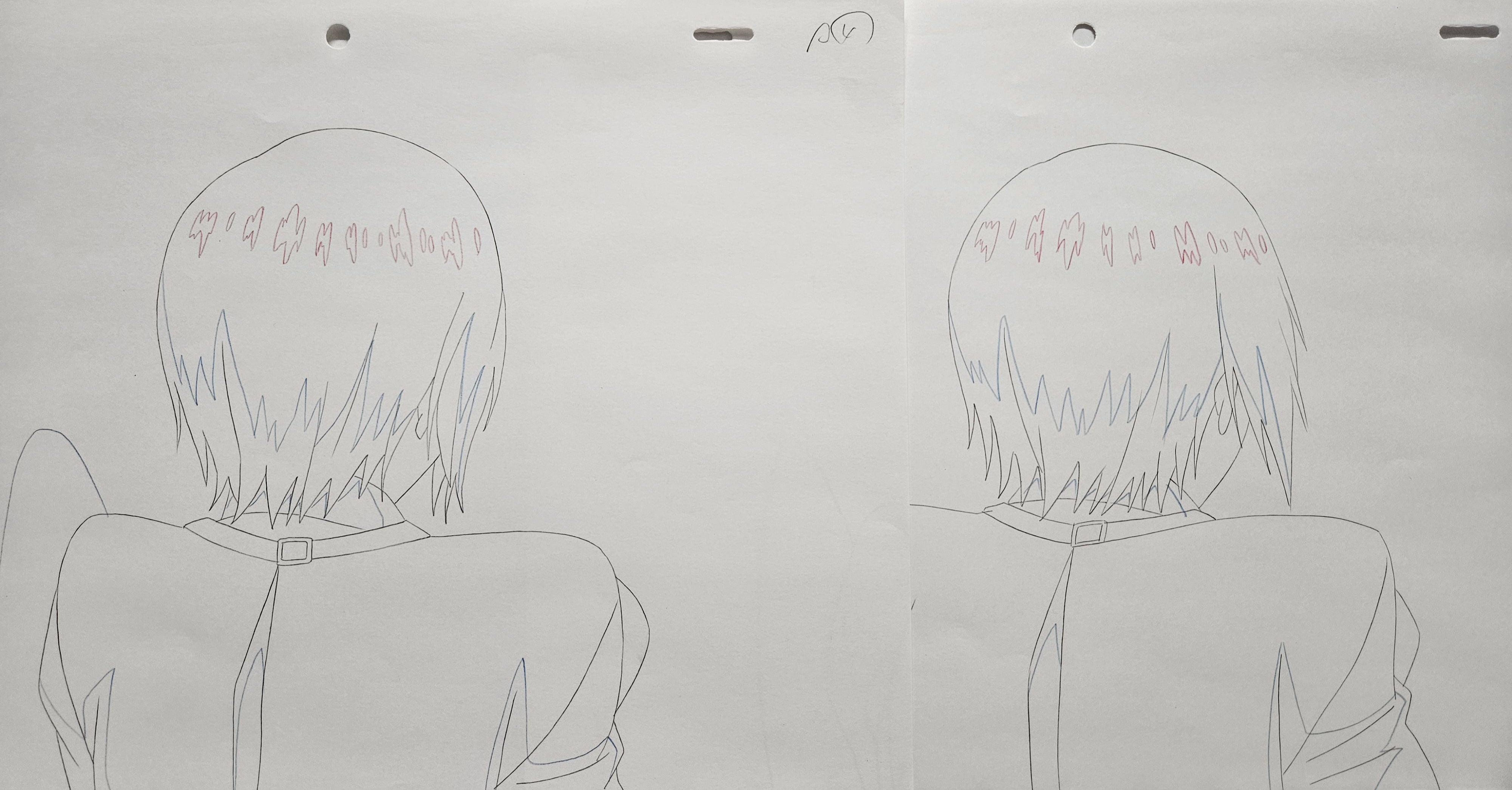 Tokyo Ghoul Original Sketch (Kirishima Toka)
