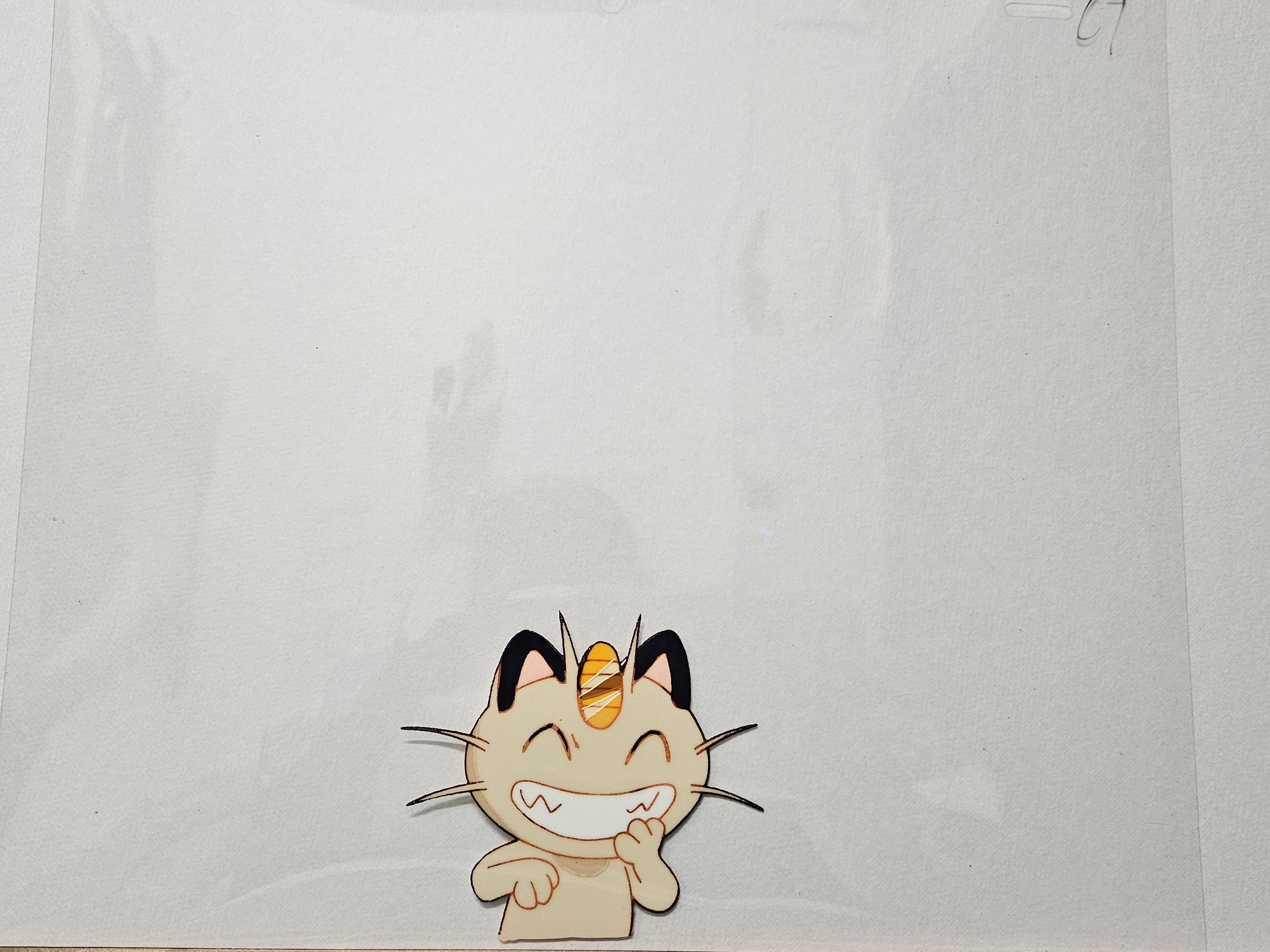 Pokémon Original Cel & Sketch (Meowth)