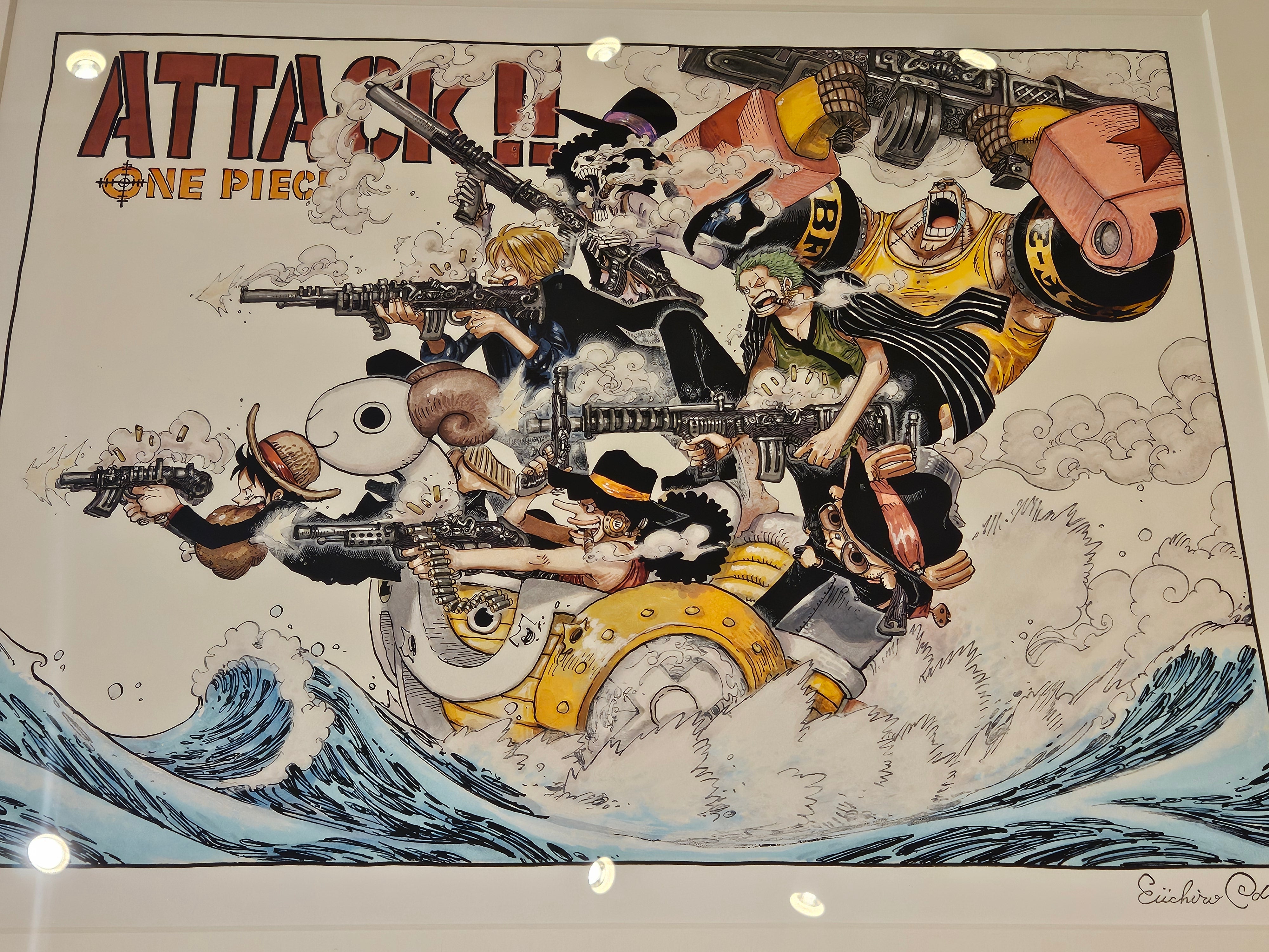 海贼王签名编号版画（带NFT）