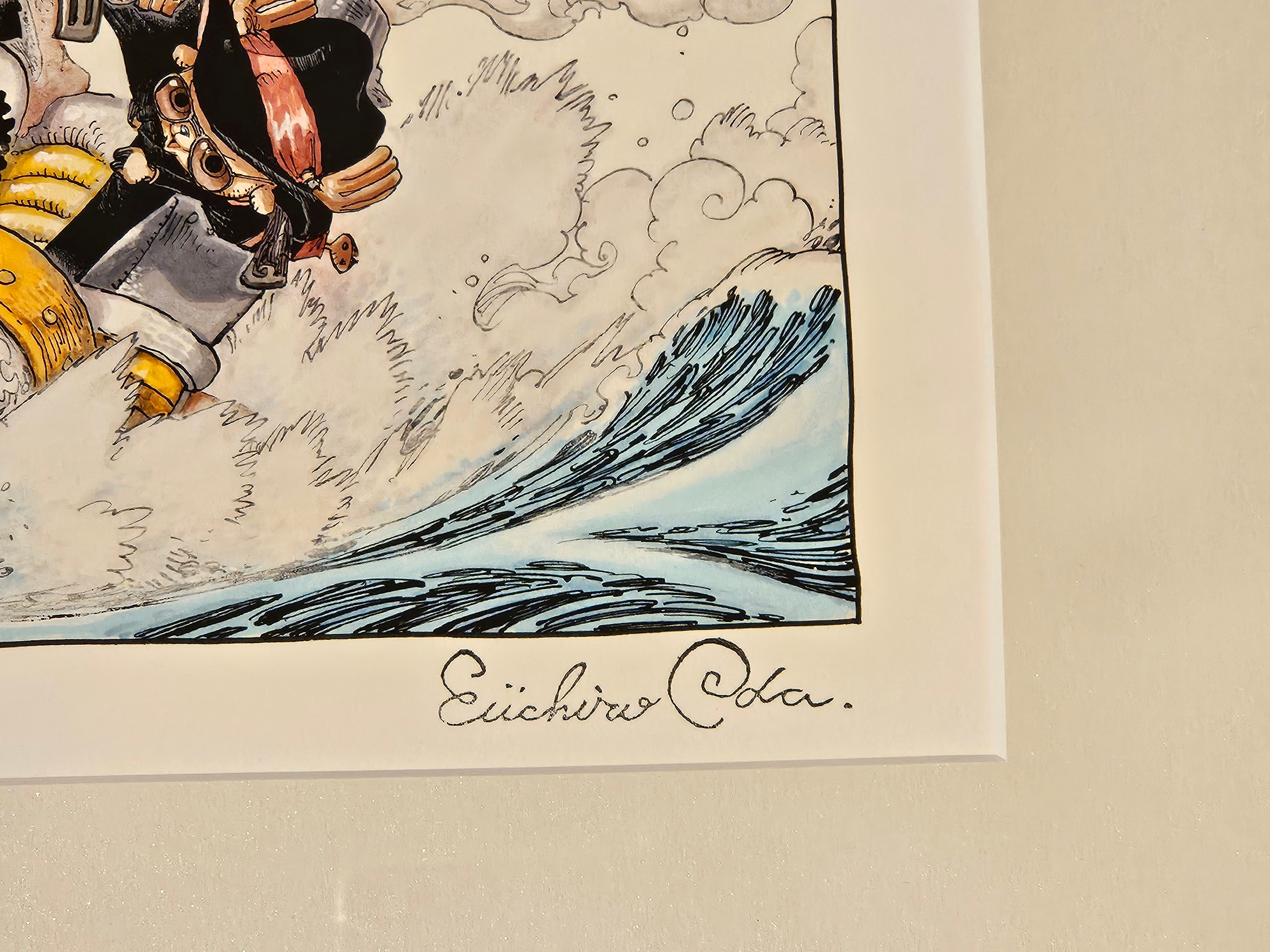 海贼王签名编号版画（带NFT）