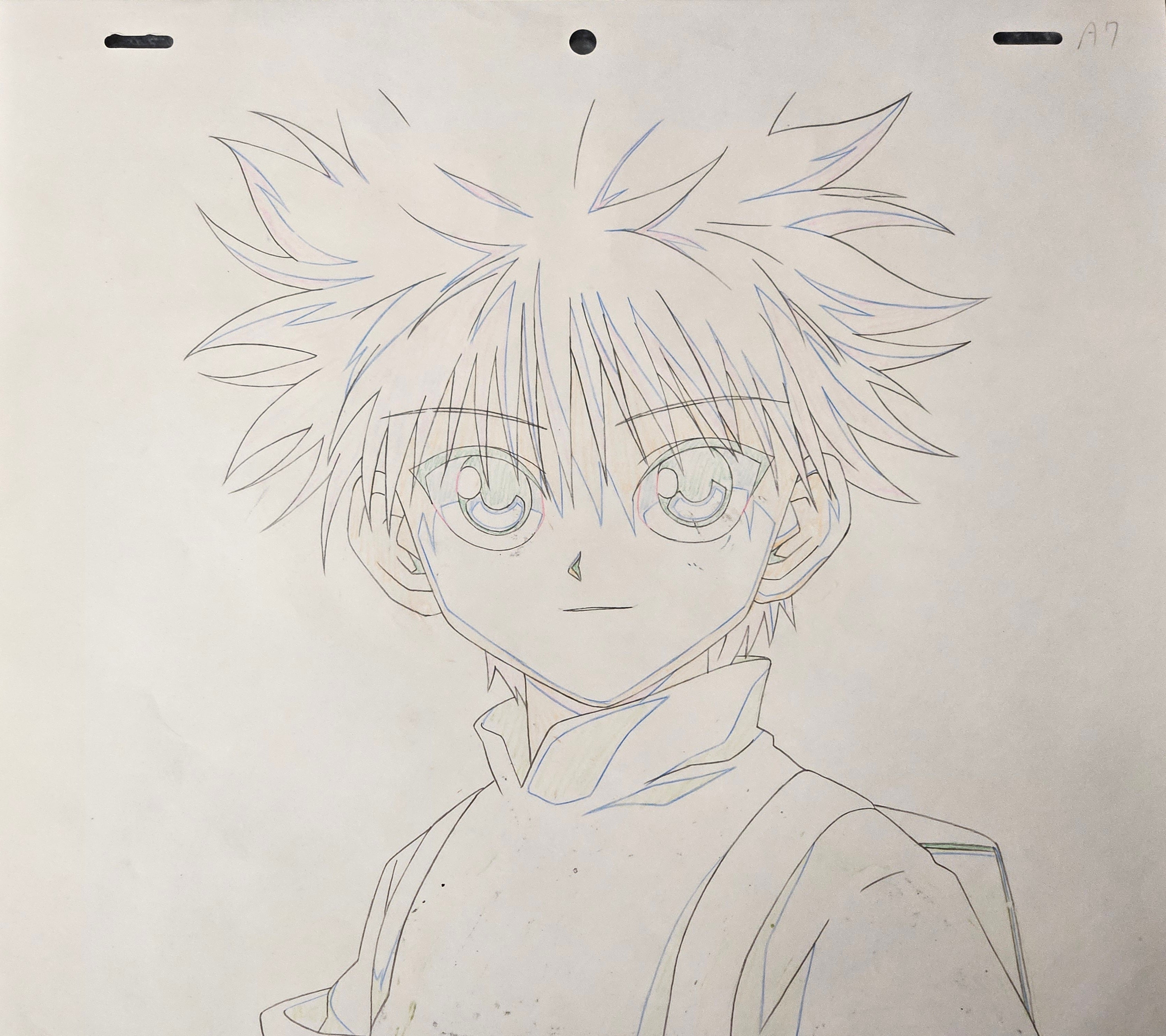 Hunter x Hunter Original Cel and Sketch (Killua)