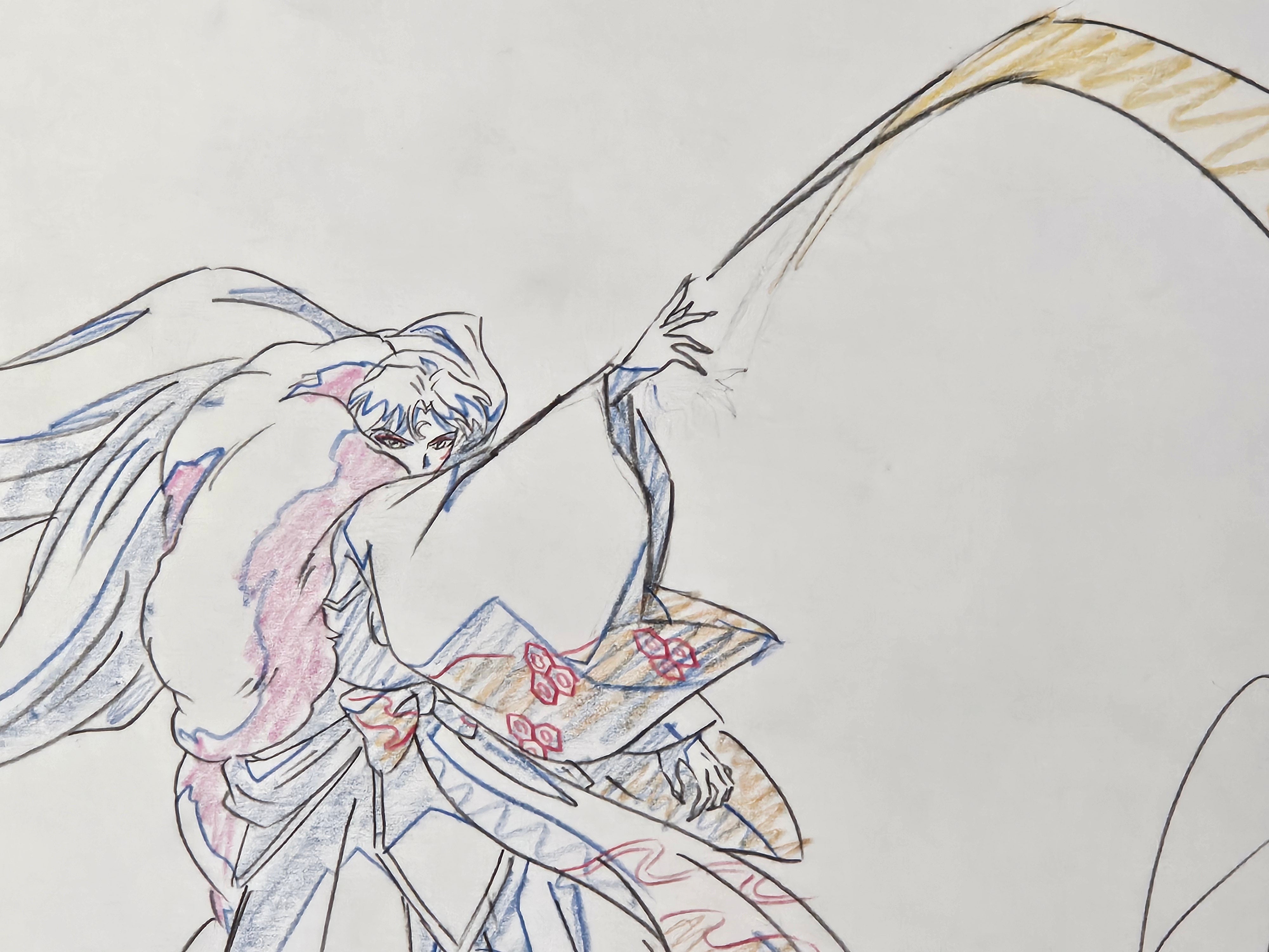 Boceto original de Inuyasha (Sesshomaru)