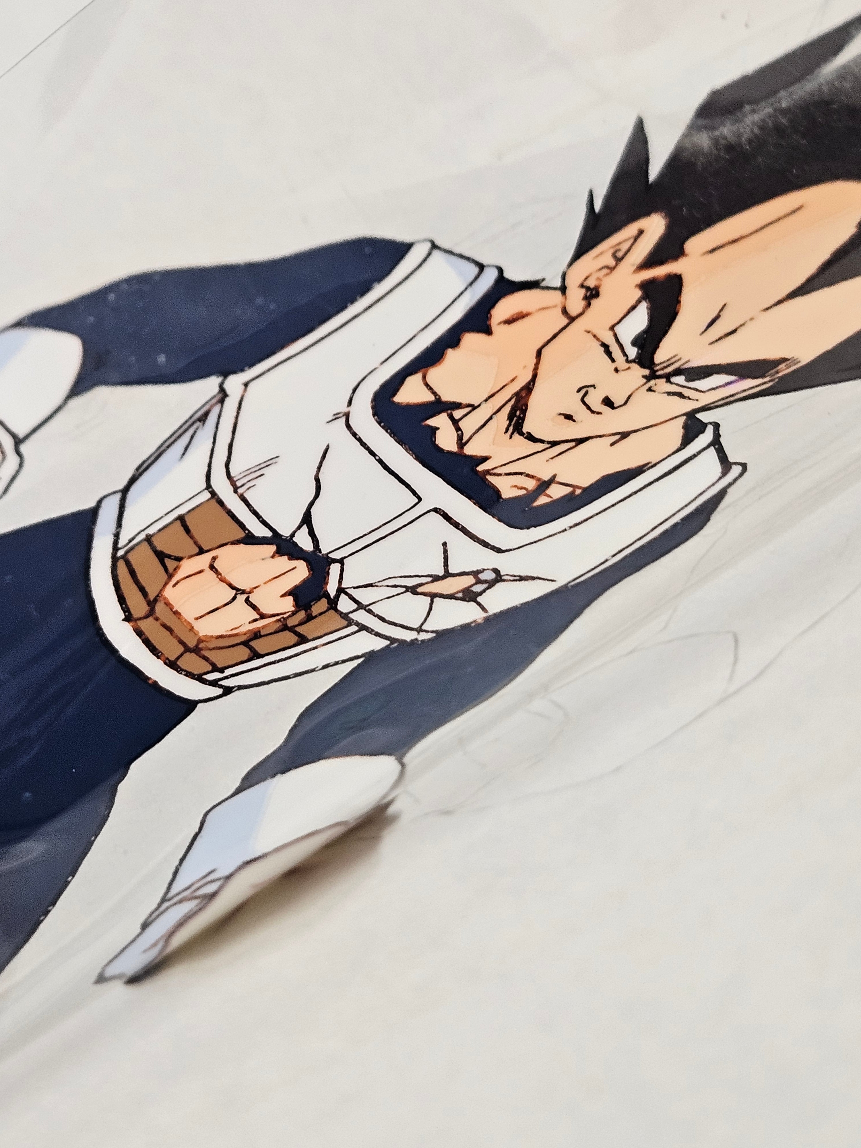 《龙珠》原创赛璐璐片与原画手稿（贝吉塔）