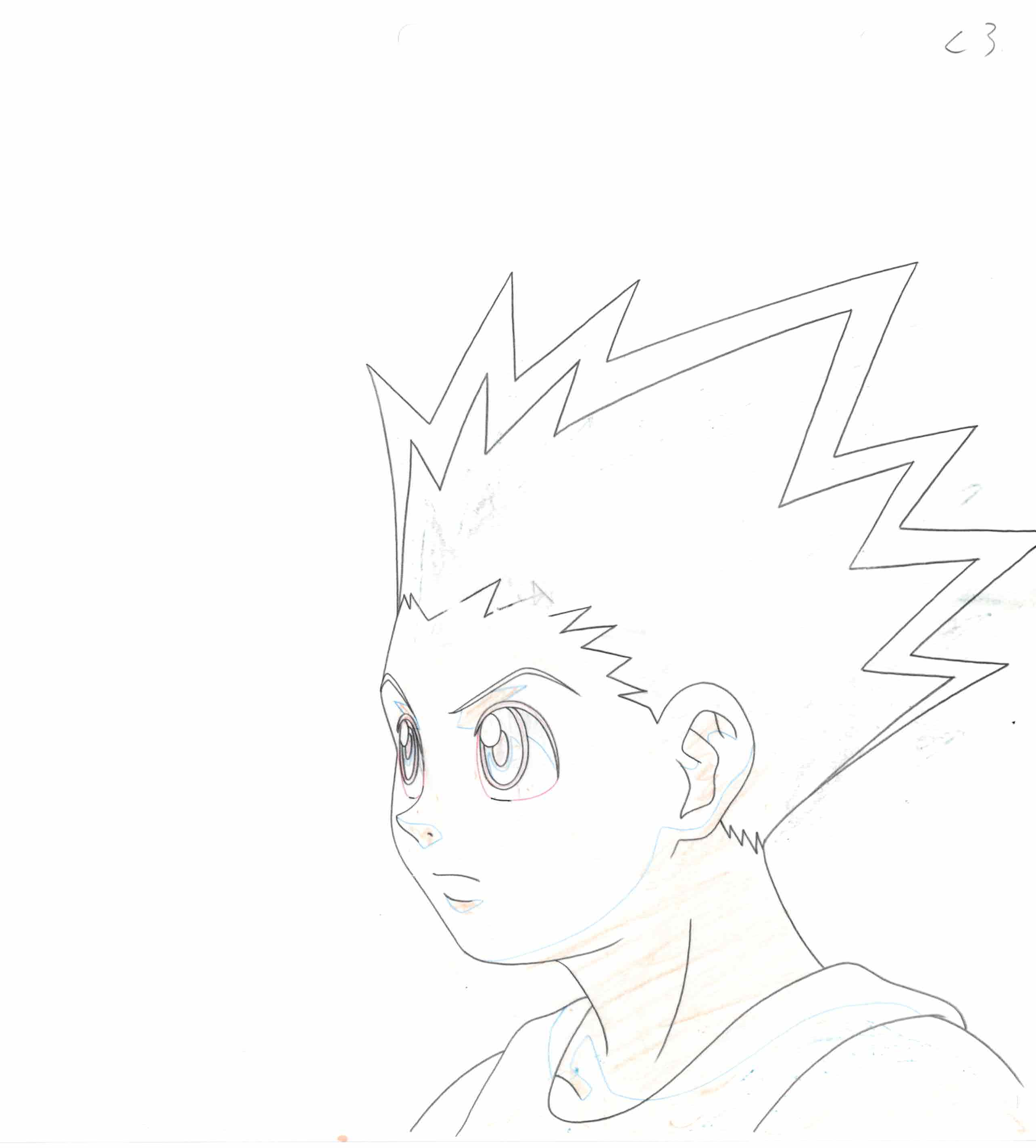 全职猎人 原画集和草图（Gon&amp;Wing）