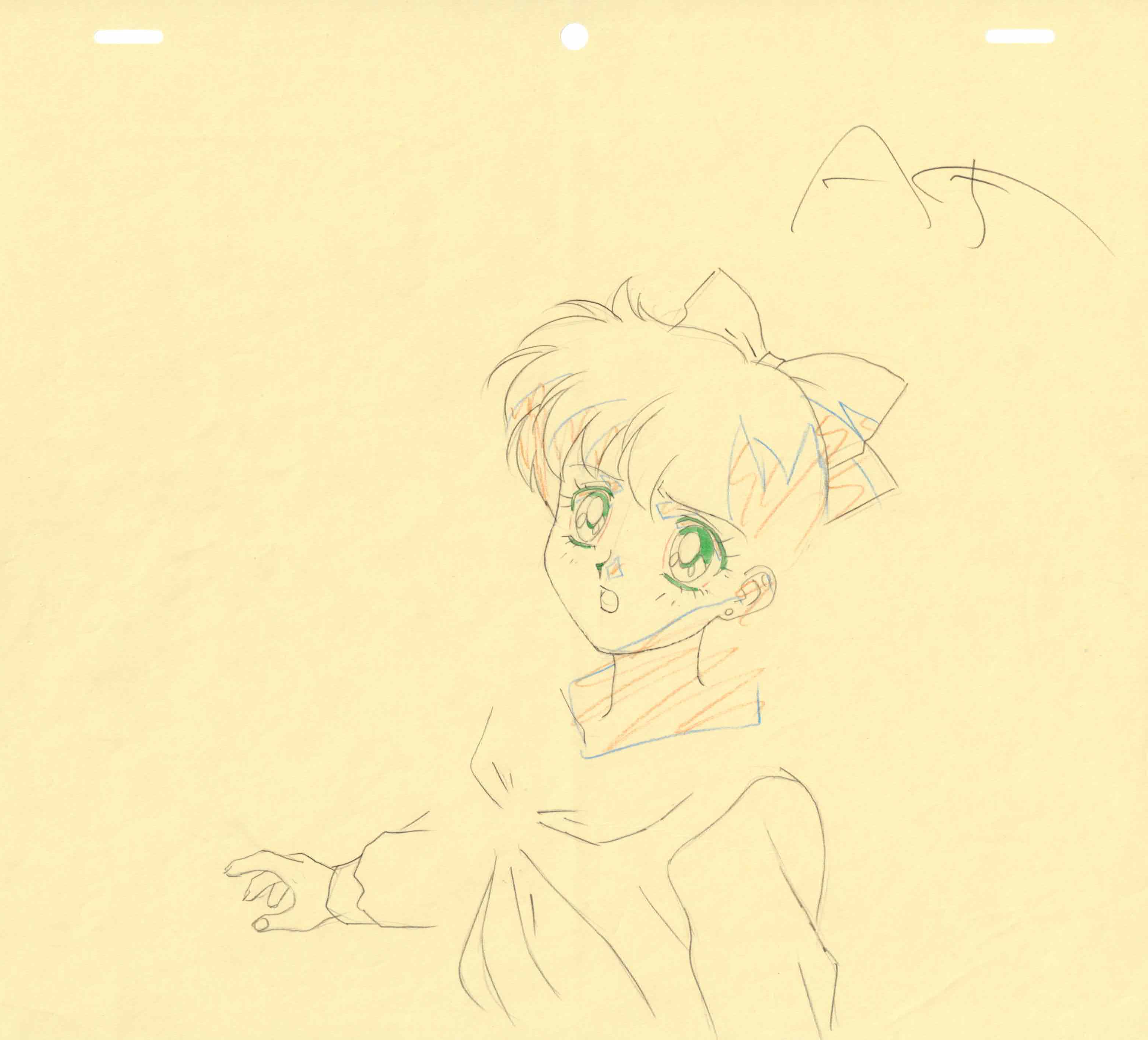 Dibujo original de Sailor Moon, 6 páginas (AinoMinako)