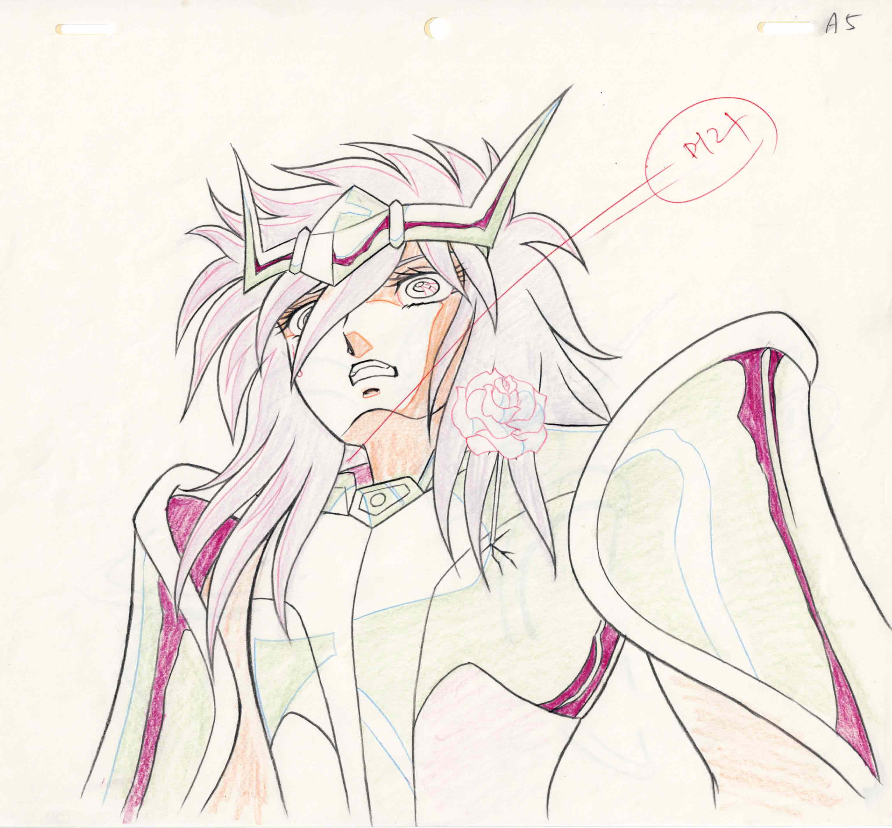 圣斗士星矢（十二宫骑士）原画（仙女座瞬）