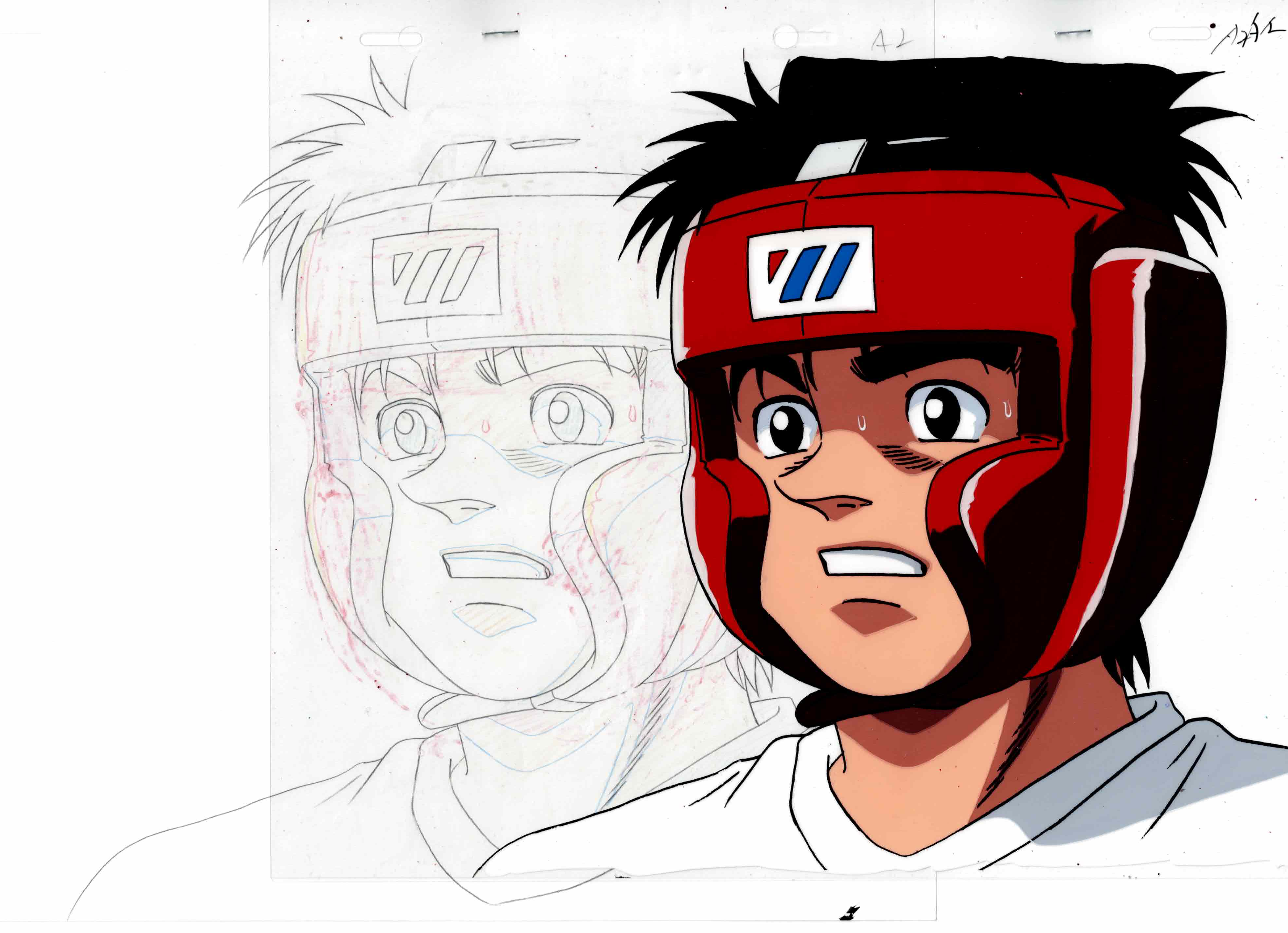Celdas y bocetos originales de Hajime No Ippo (Ippo Makunouchi)