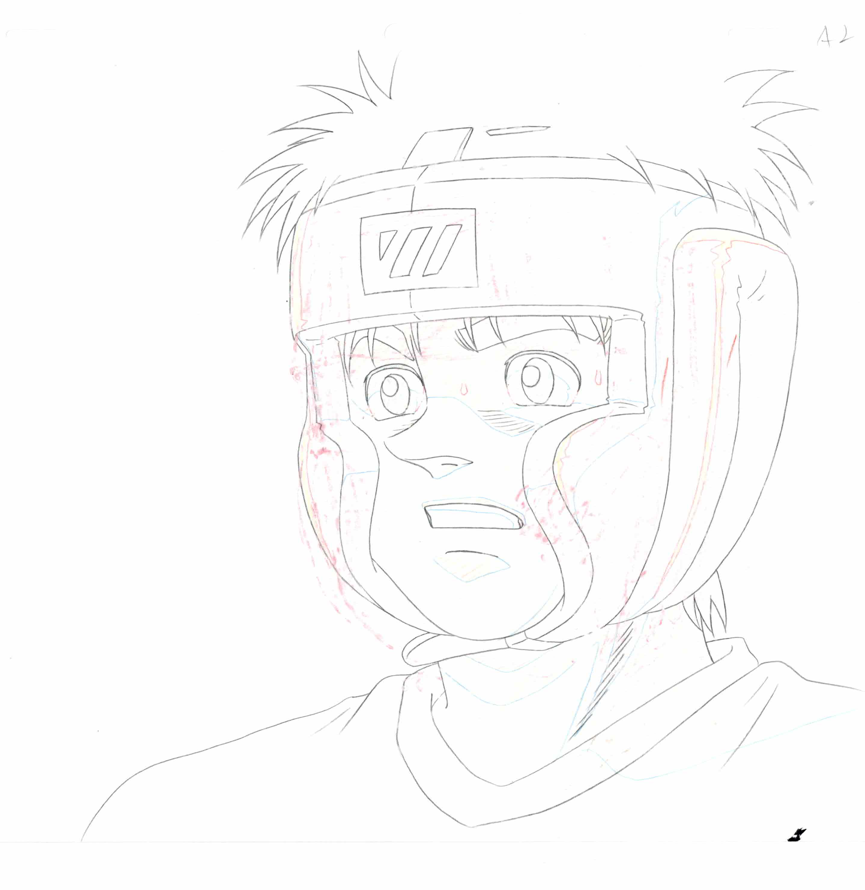 Hajime No Ippo Original Cels and Sketch (Ippo Makunouchi)