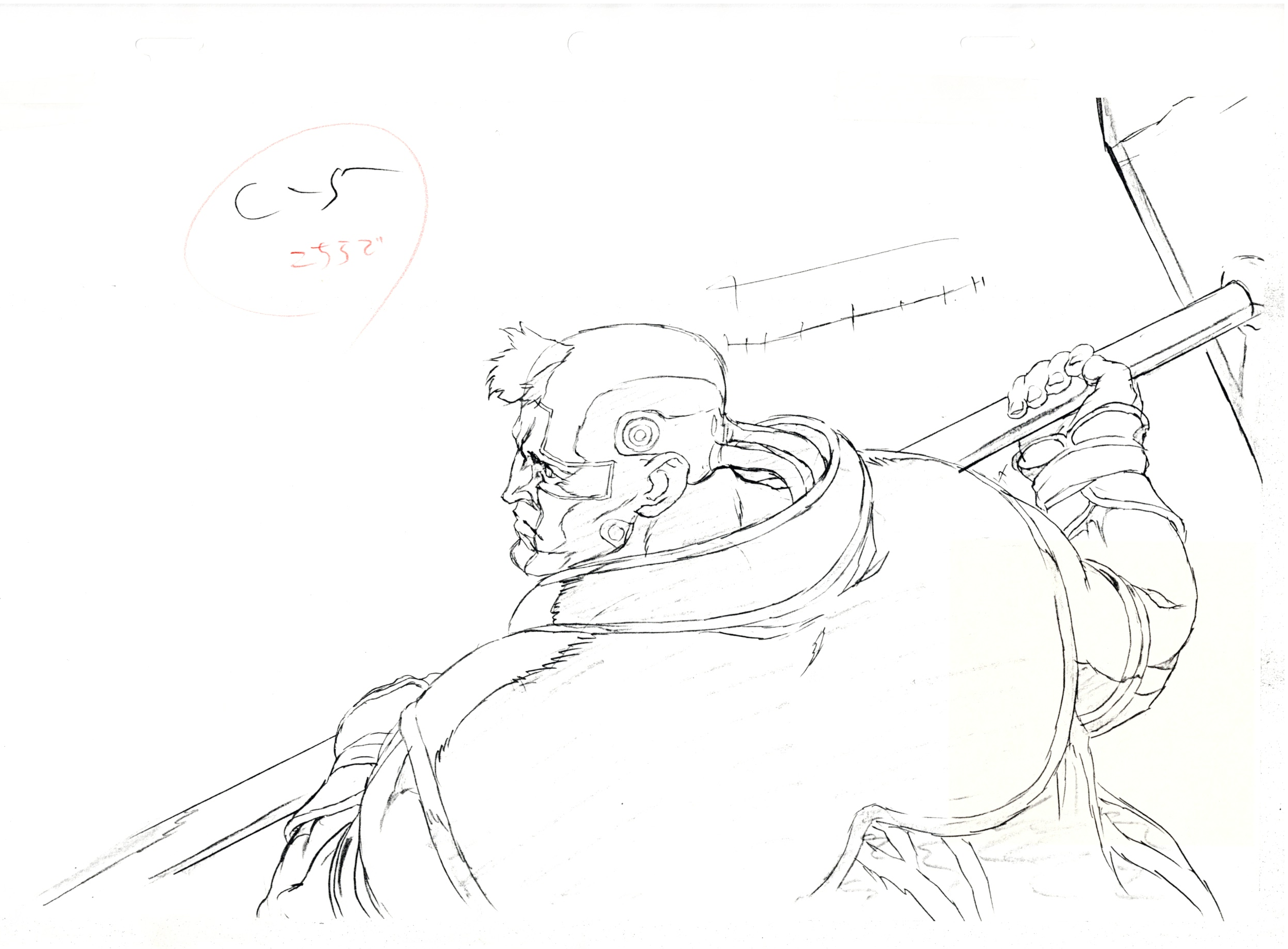 吸血鬼猎人D 3页原画（Nolt Marcus）