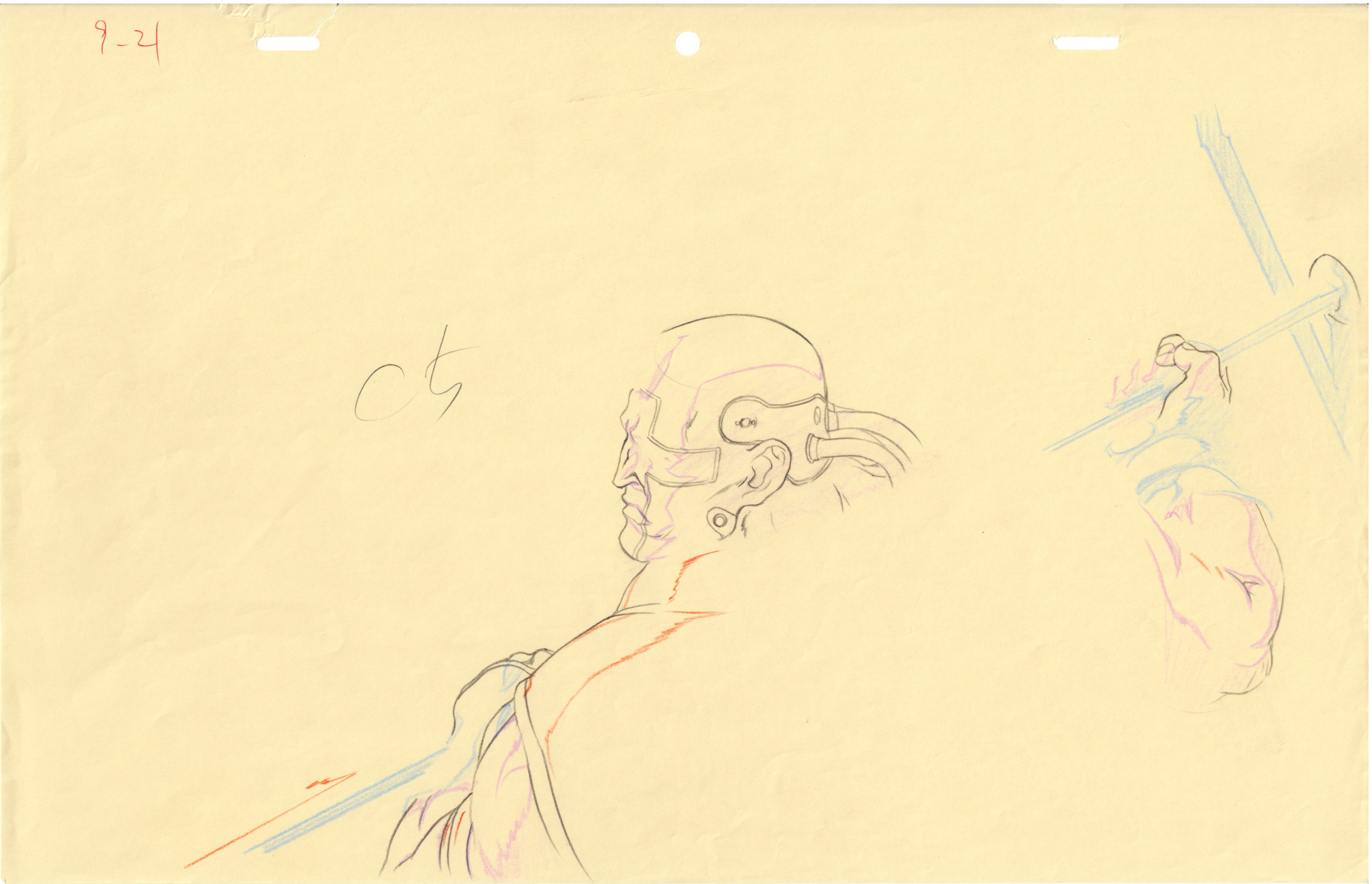 吸血鬼猎人D 3页原画（Nolt Marcus）