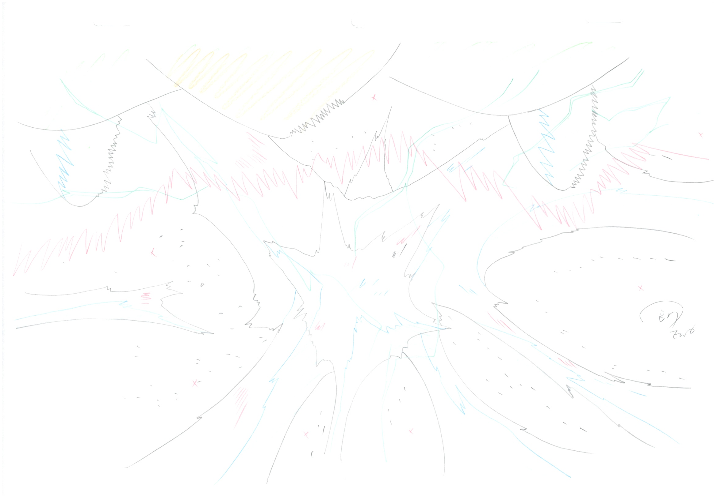 Black Clover Original Sketch (Luck Voltia)