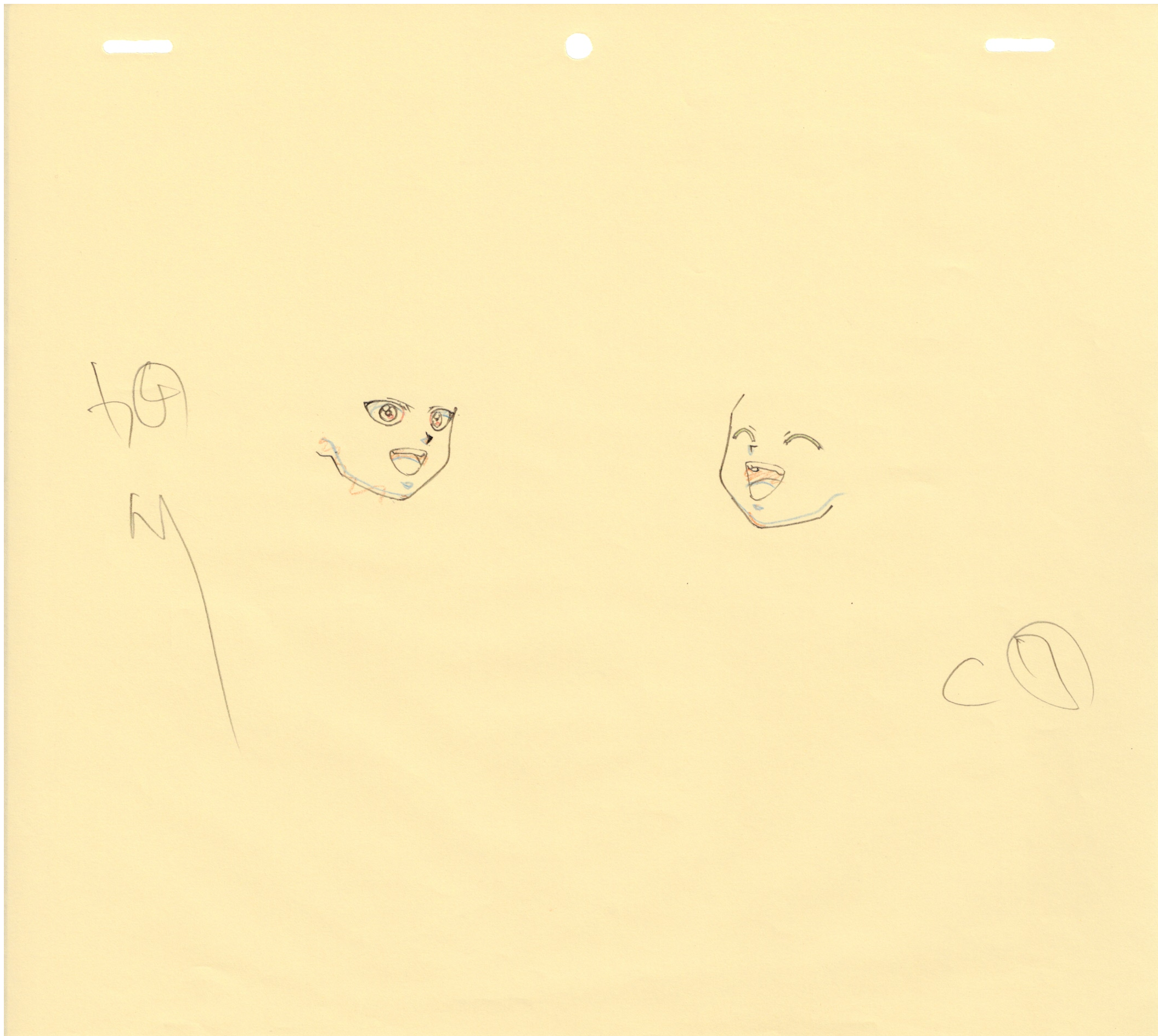 Hunter x Hunter 2 Pages of Original Drawing (Gon & Killua)